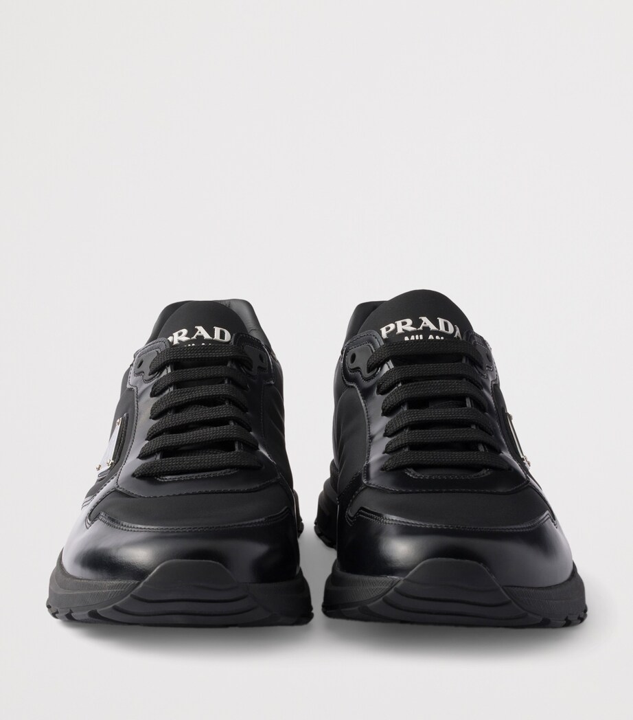 Re-Nylon and Leather Prax 01 Sneakers F0002 Image 5
