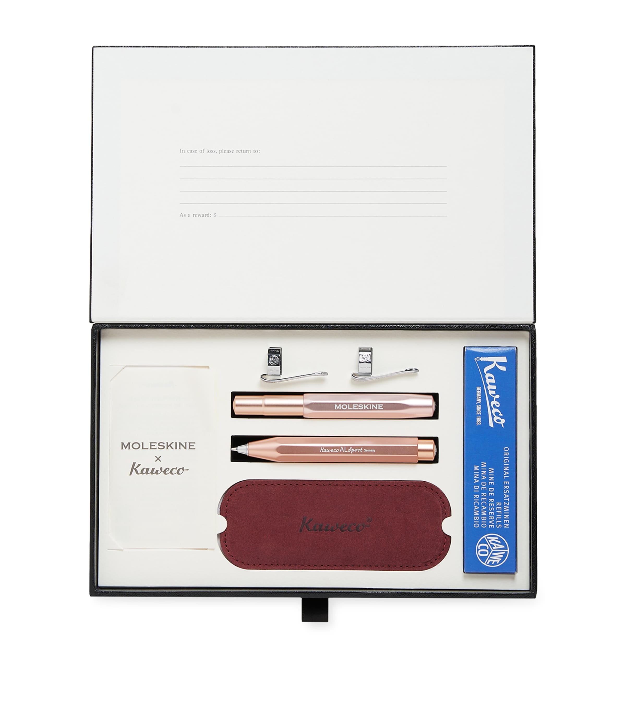 Le Duo Ecriture Pen, Pencil and Notebook Set ROSE GOLD Image 3