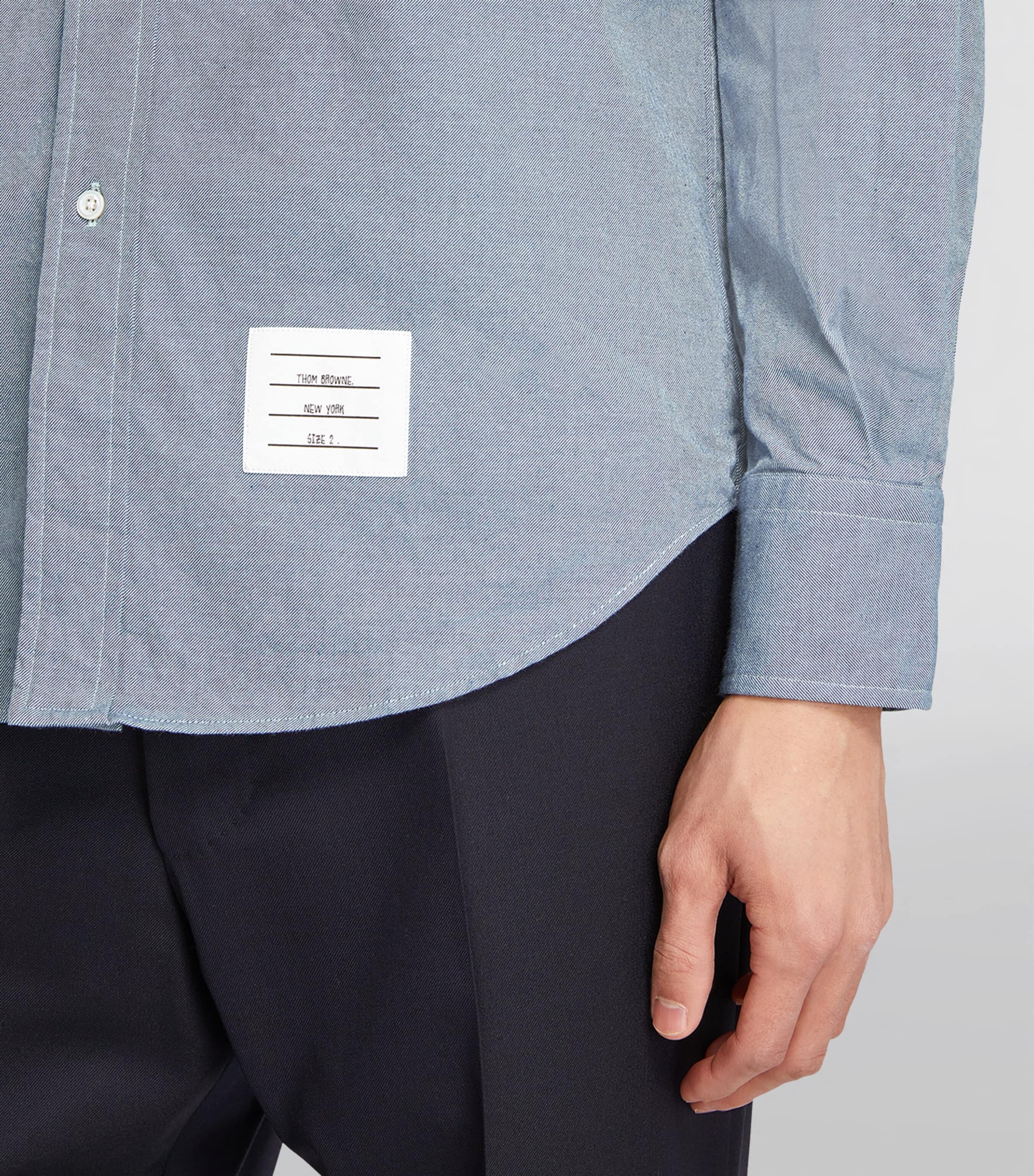 4-Bar Stripe Shirt LIGHT BLUE Image 6