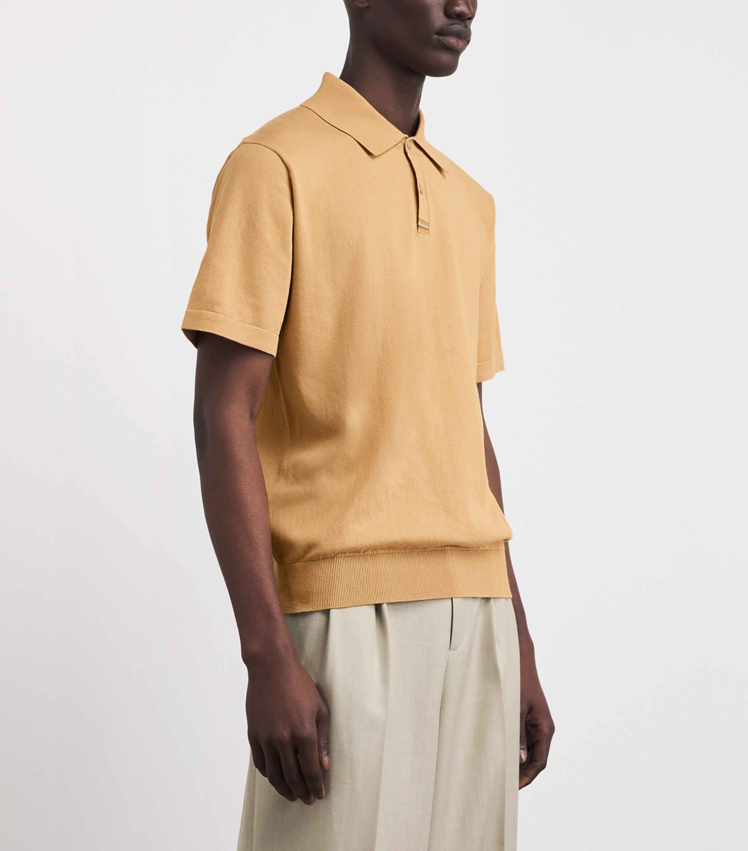 Paul Smith Mens Cotton Artist Stripe Polo Shirt Image 4