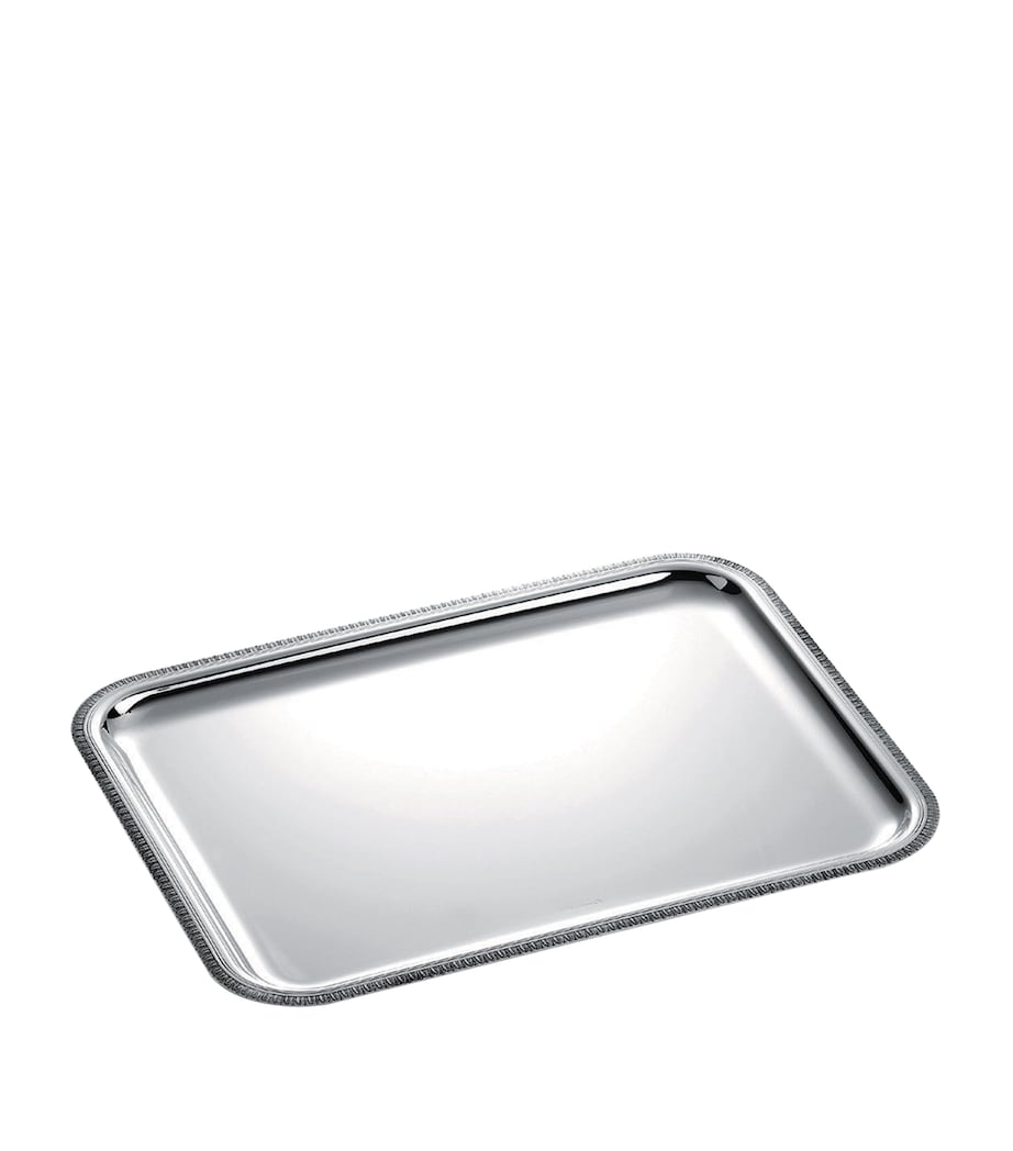 Christofle Silver-Plated Malmaison Tray (36cm x 28cm) Silver Image 1