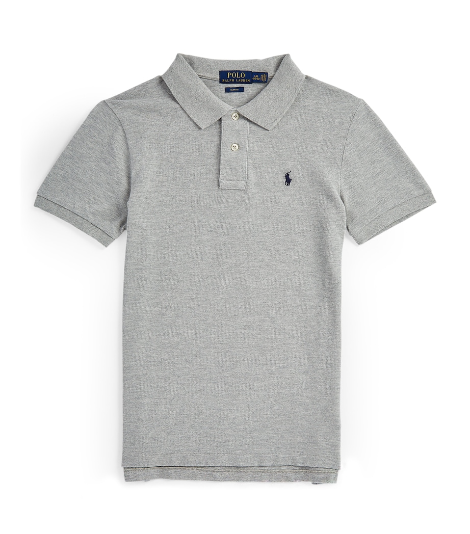 Custom Fit Polo Shirt (10-14 Years) GREY Image 1