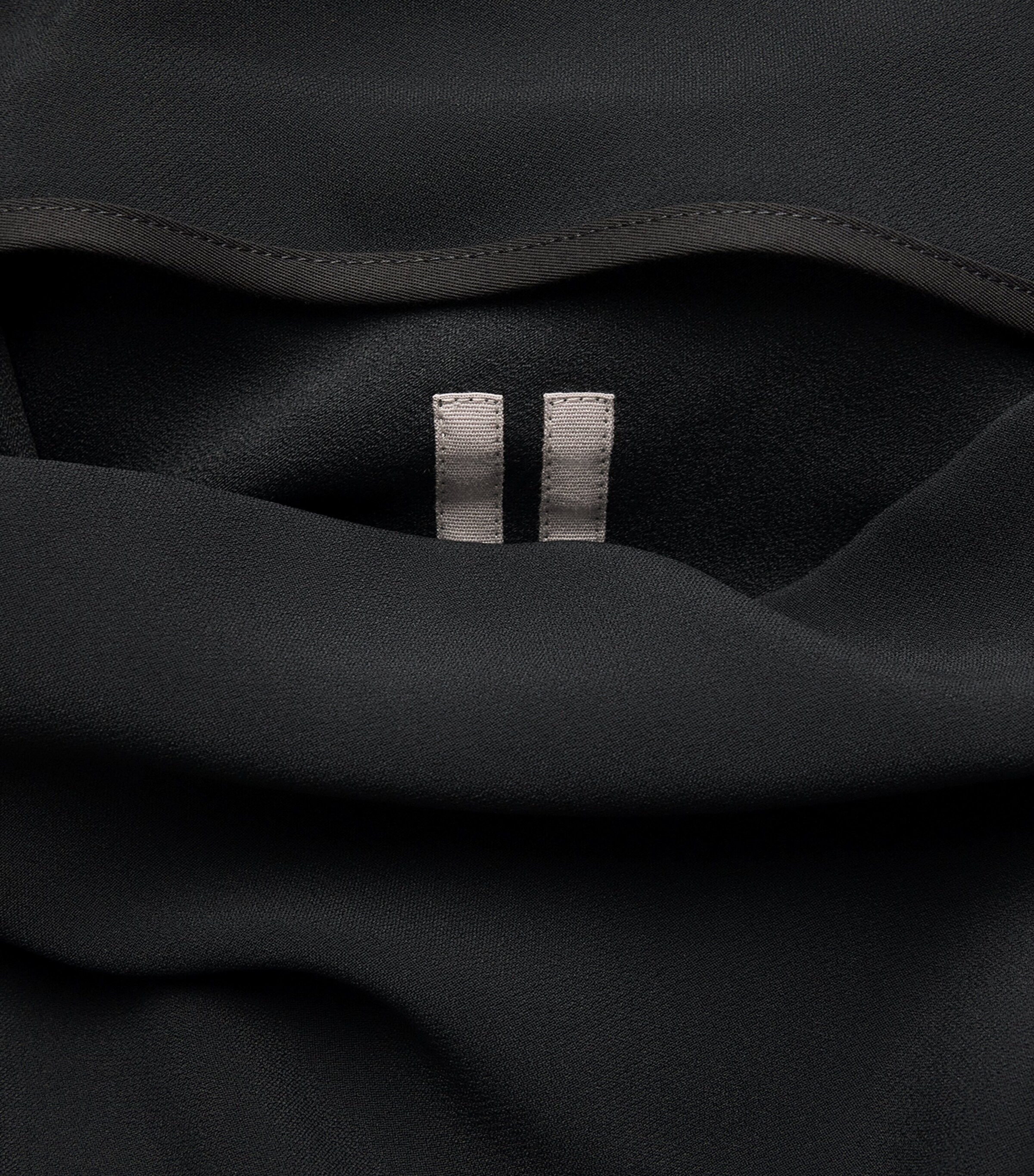 Rick Owens Womens Gathered Maxi Dress Black Image 6
