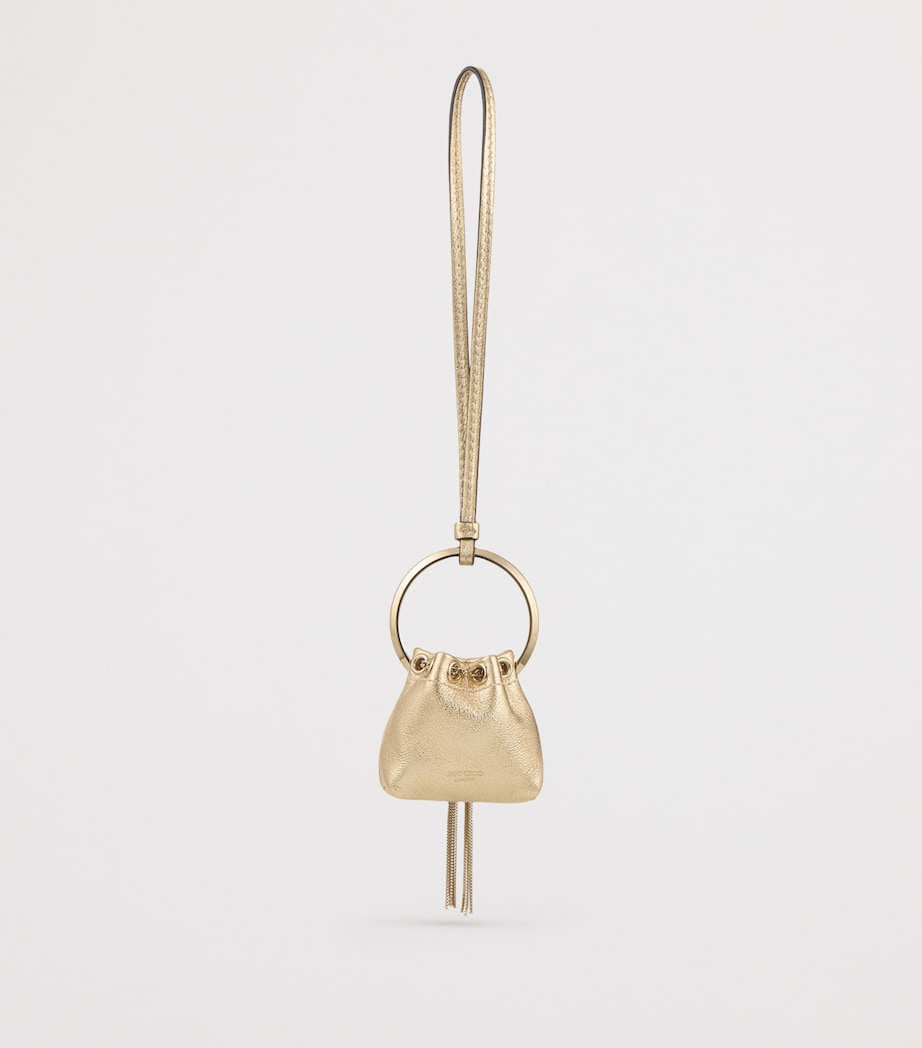 Leather Bon Bon Bag Charm LIGHT GOLD/LIGHT GOL Image 3