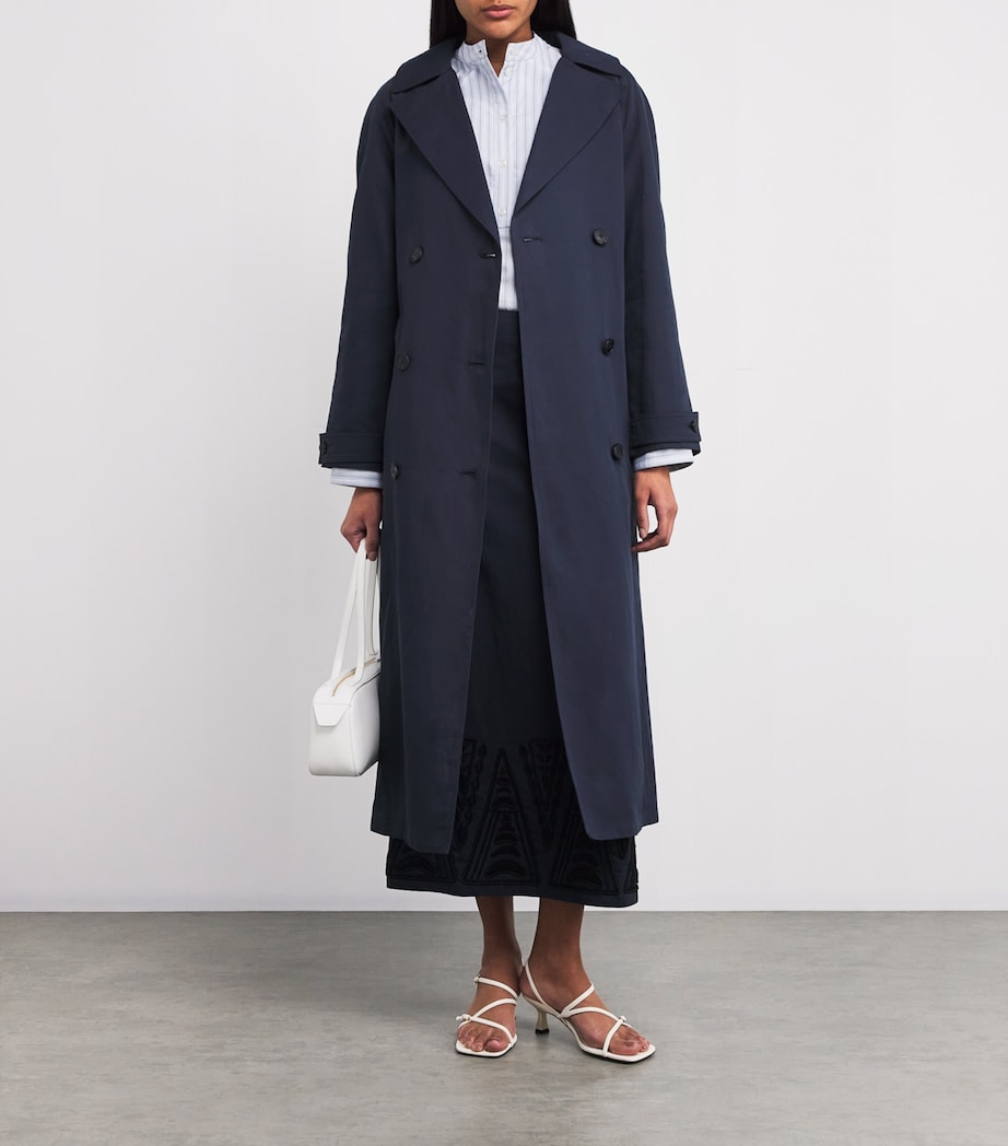 Cotton-Blend Trench Coat A7181 Image 2