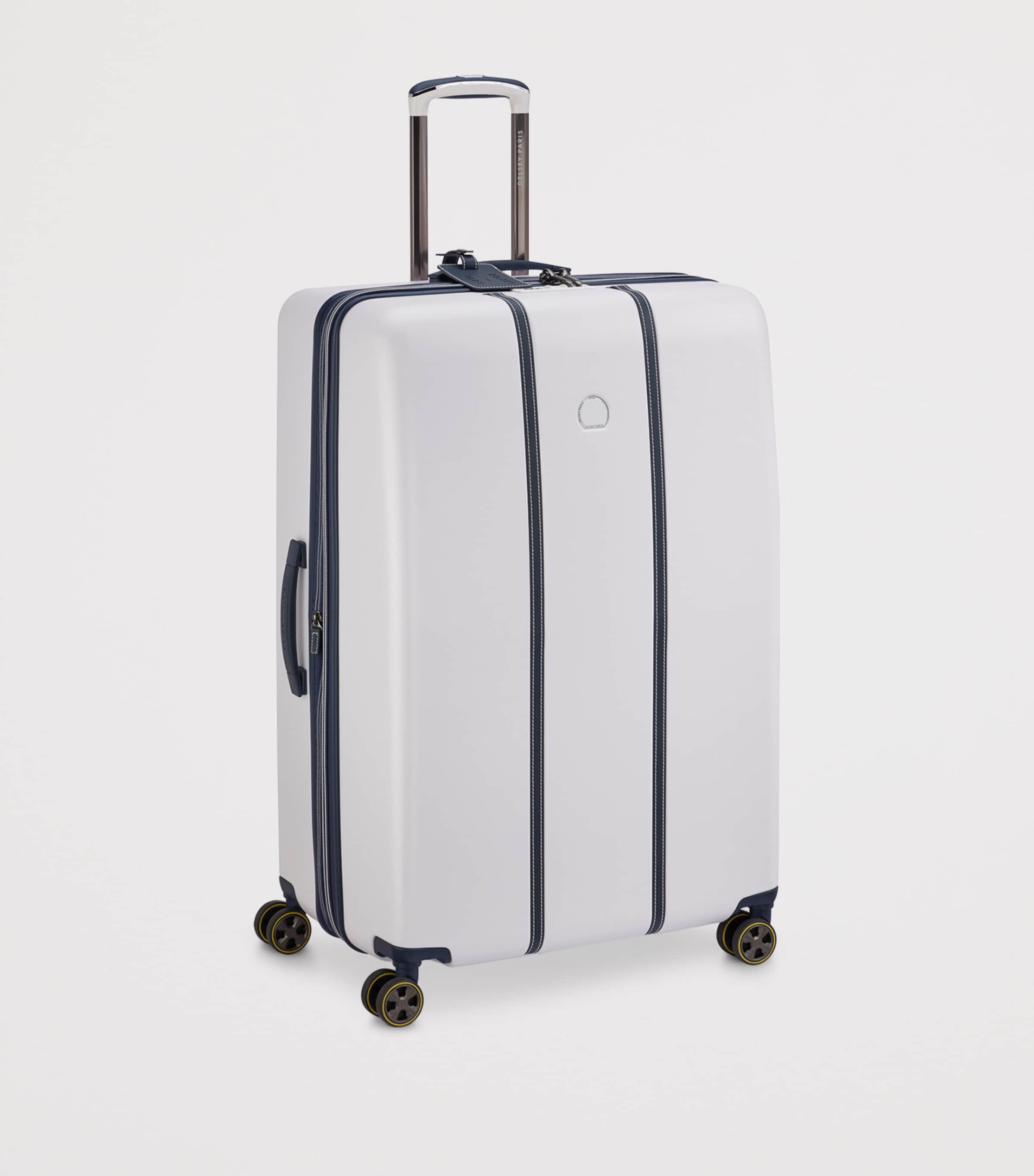 Cadence Expandable Hard Check-In Suitcase (82cm) IVORY / NAVY Image 3