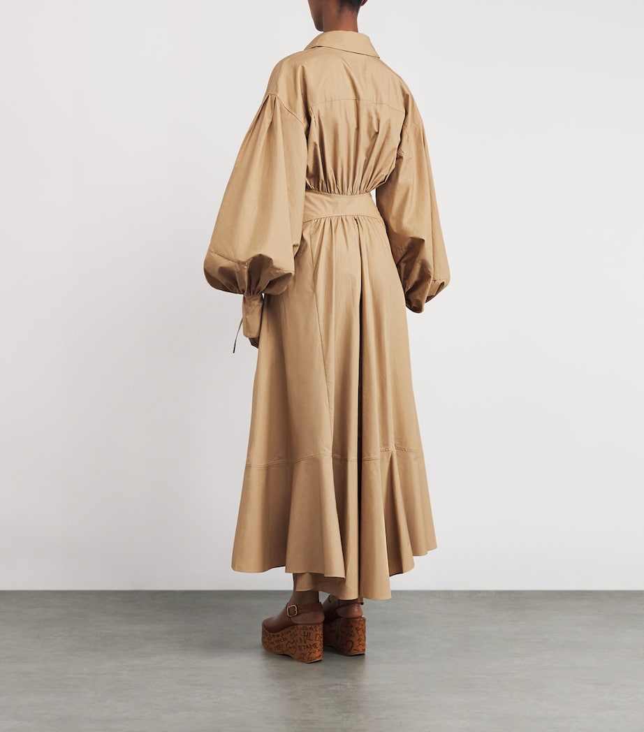 Cotton Rebellion Midi Dress OLV OLIVE Image 3