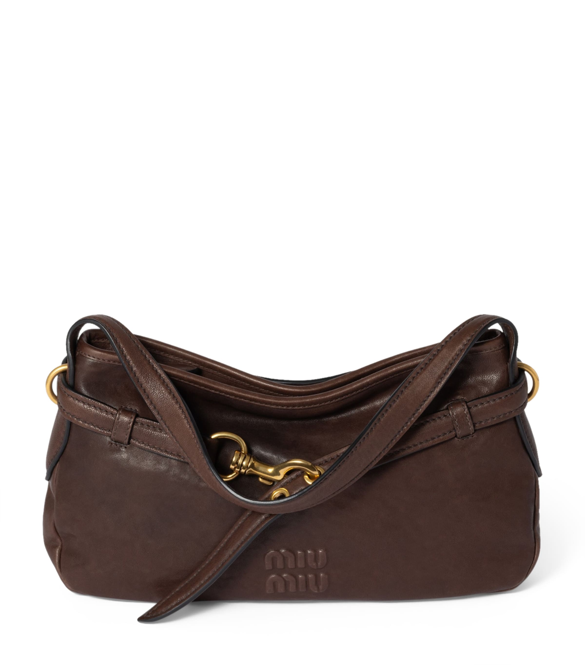 【MIUMIU】Aventure Shoulder Bag In Soft Nappa Miu Miu Aventure Nappa Leather Shoulder Bag | Saks Fifth Avenue