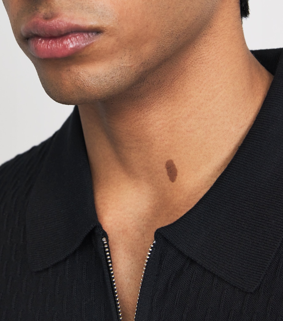 NN.07 Mens Organic Cotton Gustav Cardigan Black Image 3