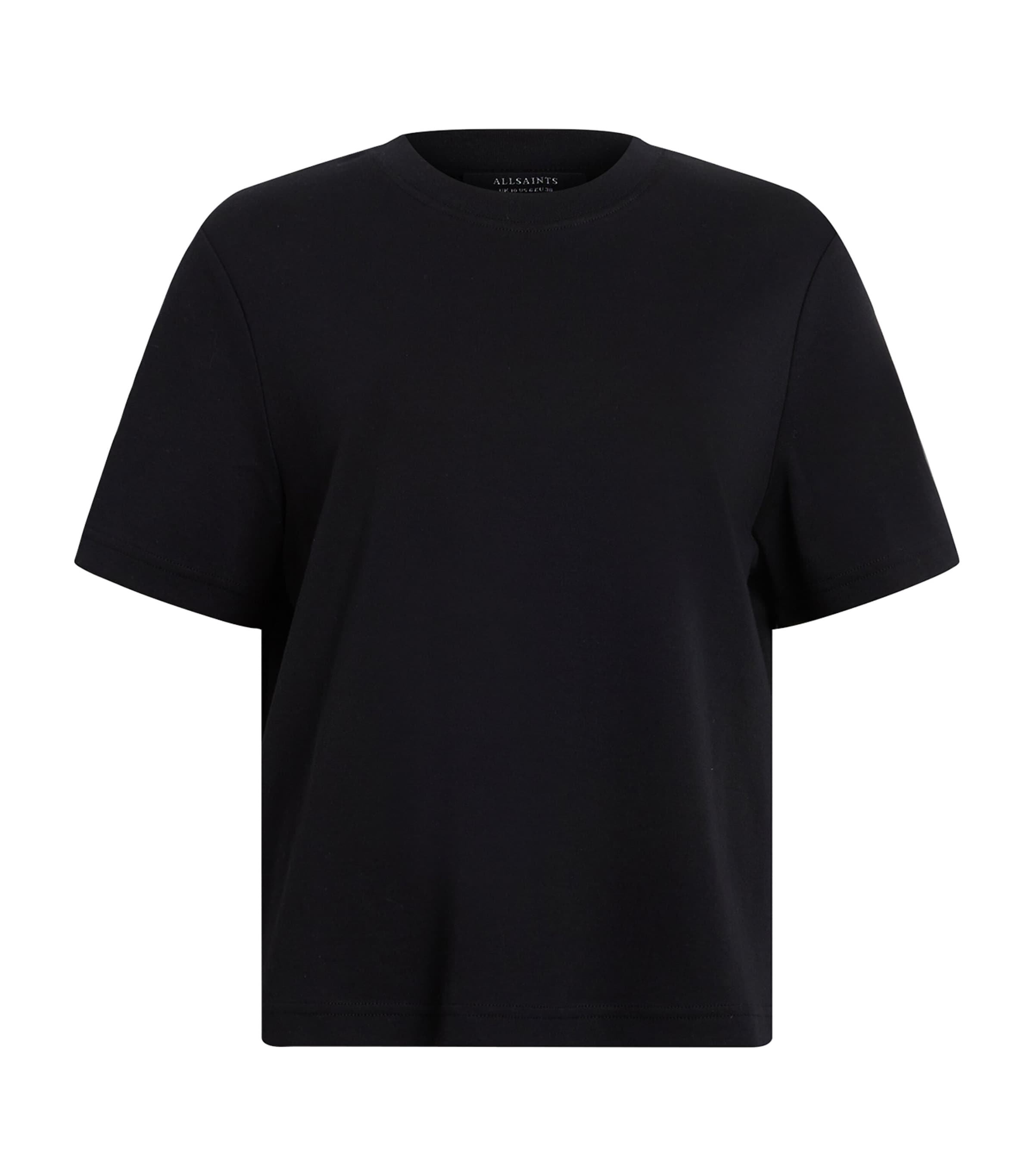 AllSaints Womens Organic Cotton Lisa T-Shirt Black Image 1