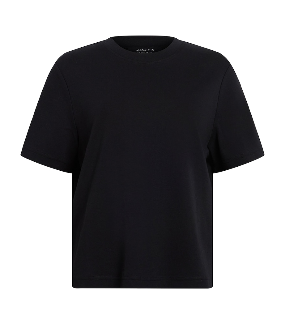 AllSaints Womens Organic Cotton Lisa T-Shirt Black Image 1