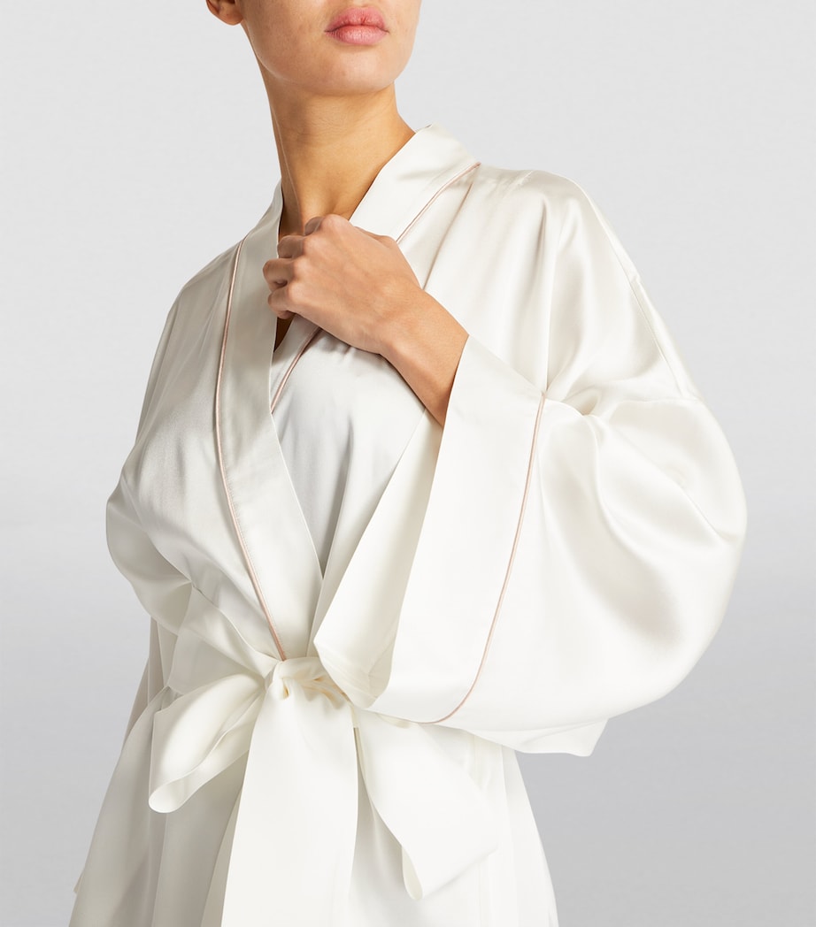 Silk Mimi Robe IVORY Image 6