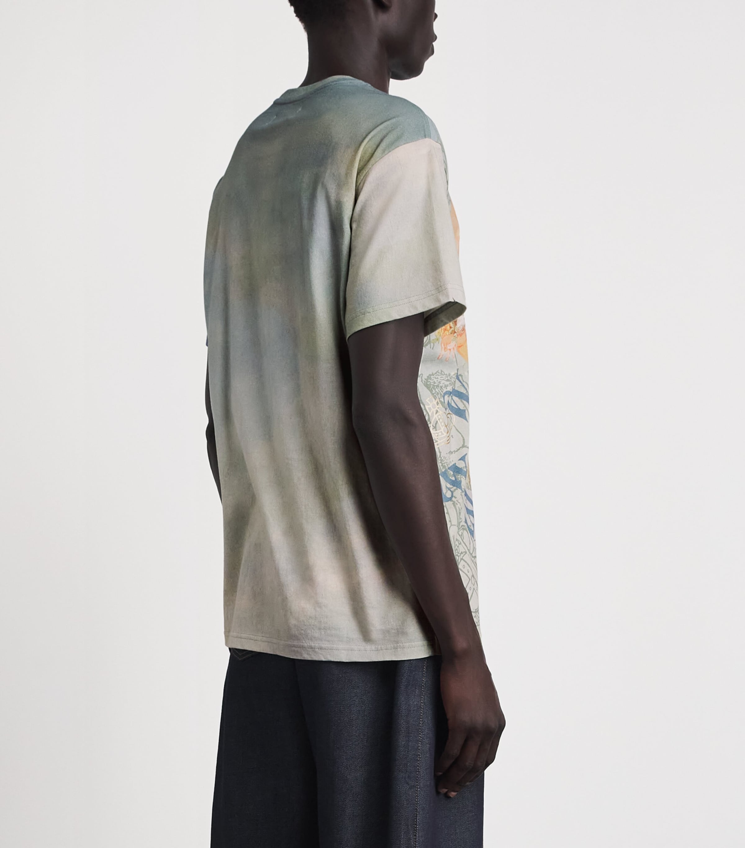 Vivienne Westwood Mens Organic Cotton Printed T-Shirt Orb Frm Crub Image 5