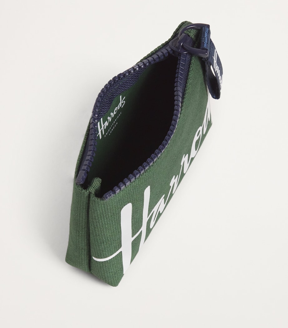 Cotton Logo Coin Purse DARK GREEN Image 2