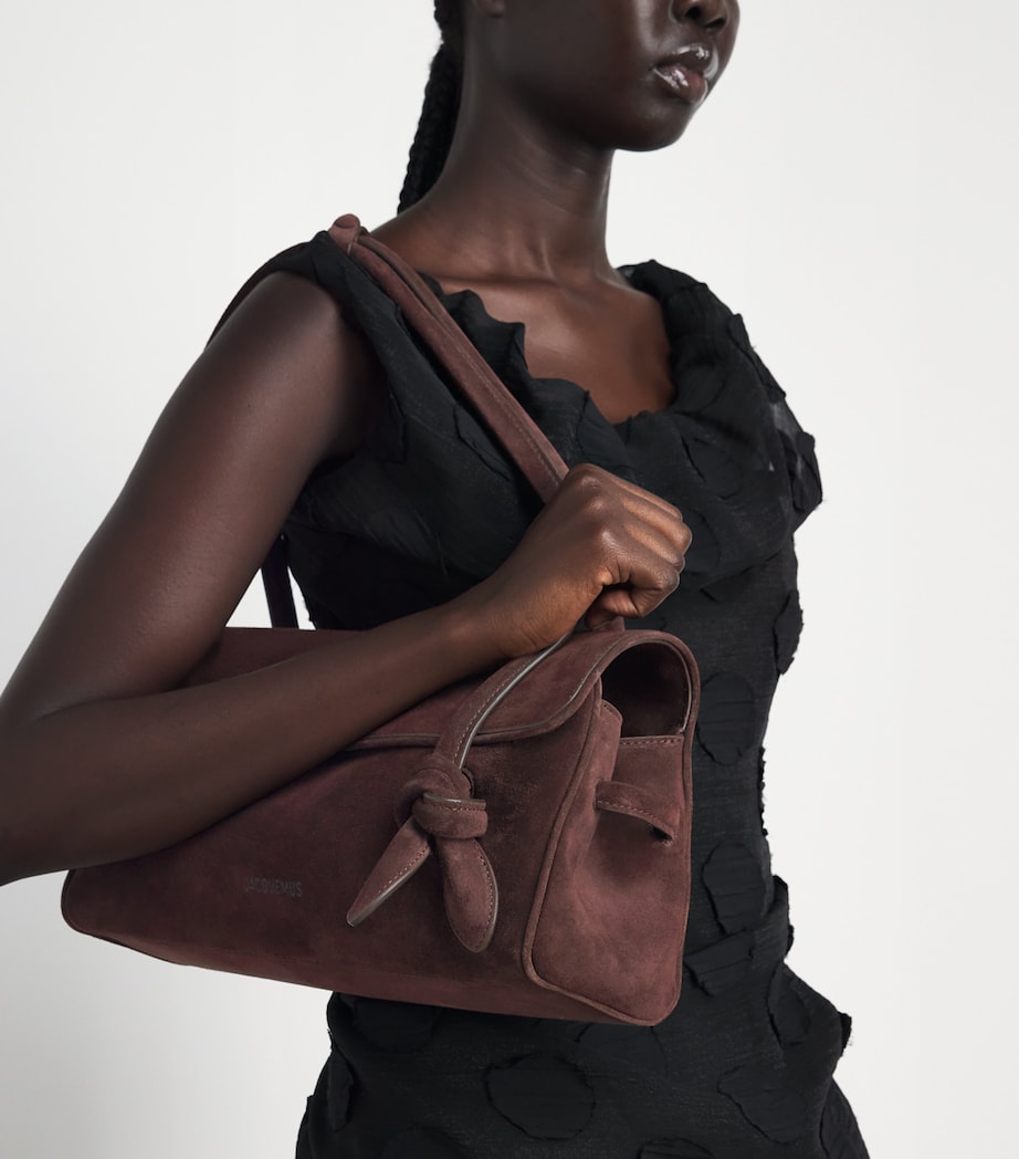 Jacquemus Leather Le Turismo Shoulder Bag Medium Brown Image 4