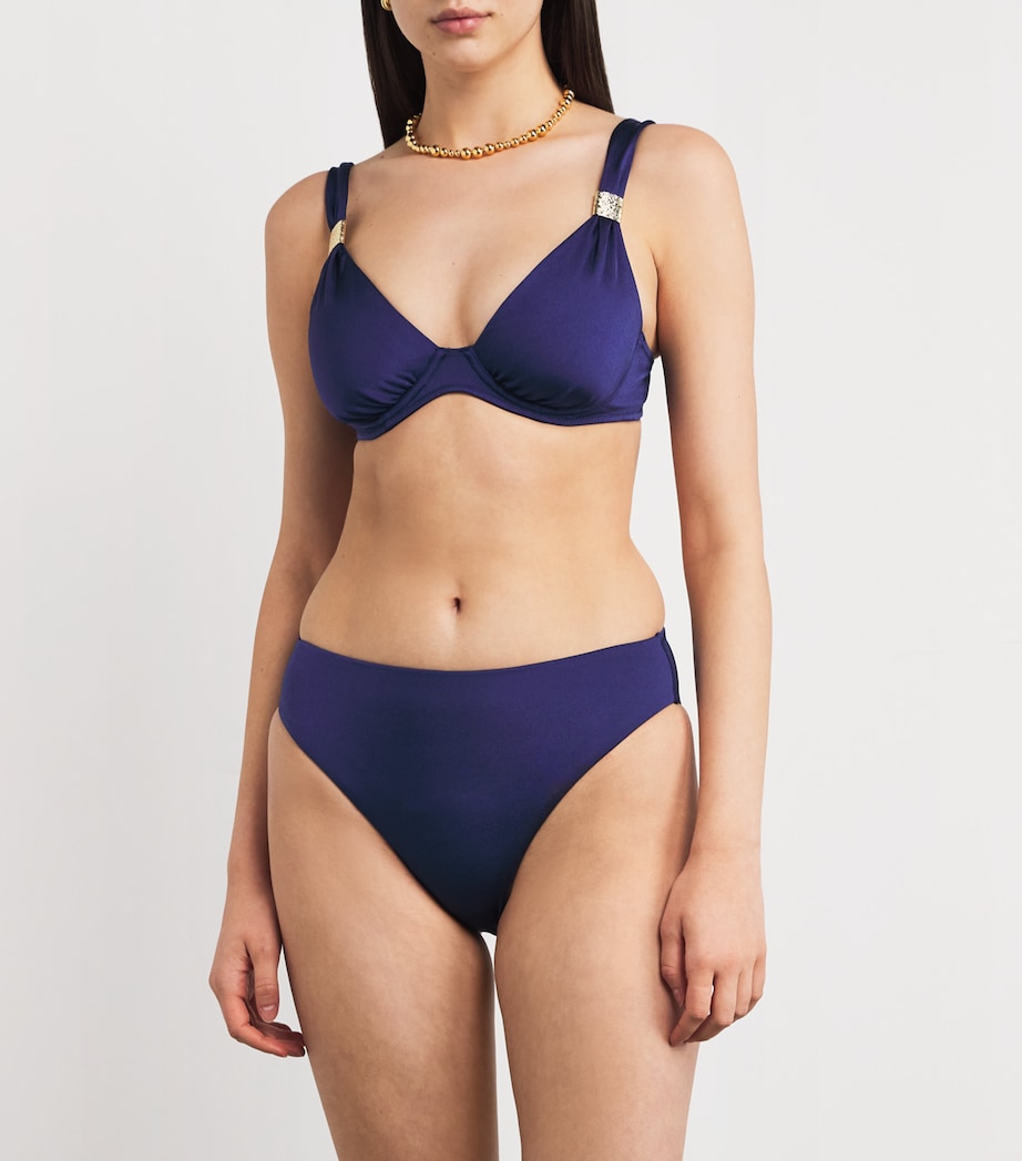 Soleil Plunge Bikini Top BLU-BLU Image 2