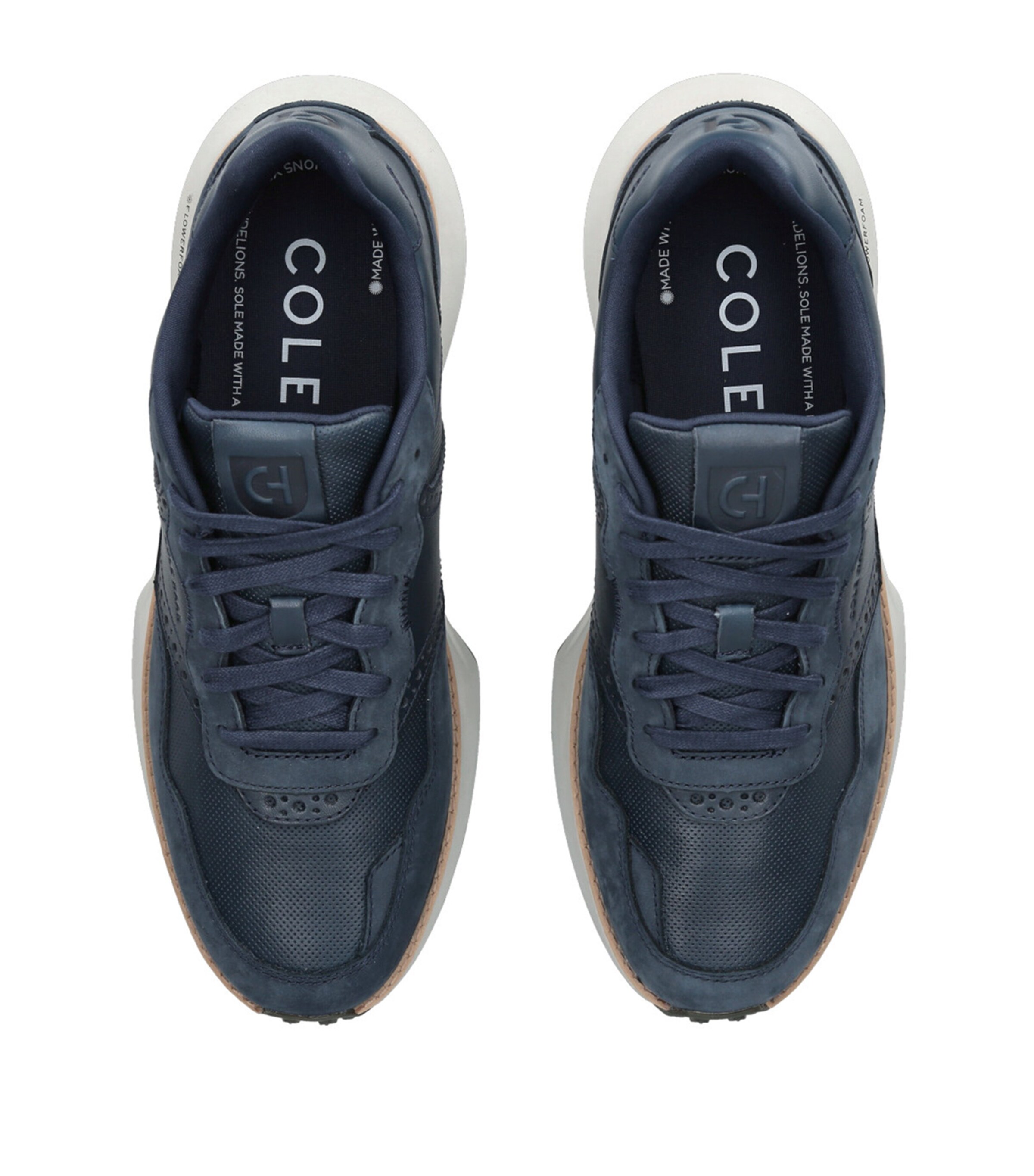 Cole Haan Nubuck Leather Low-Top Sneakers | Harrods UK