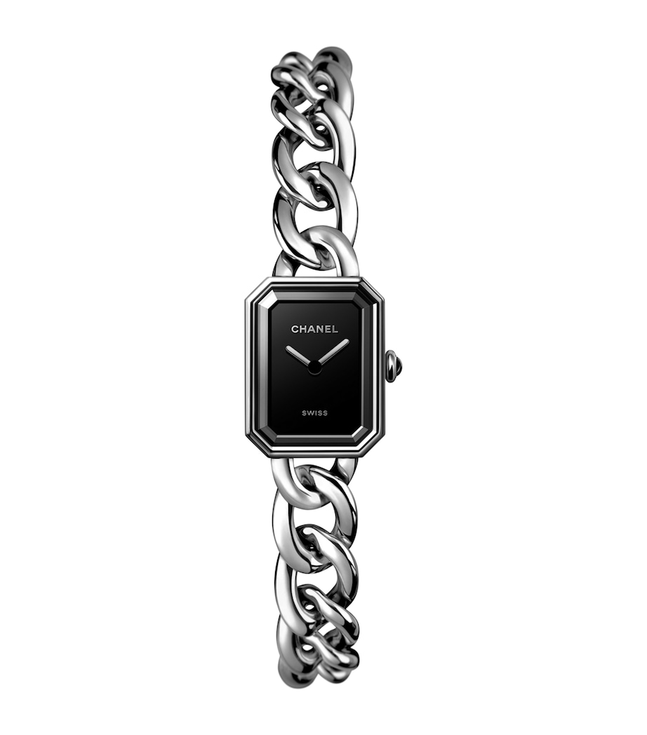 Small Steel Première Gourmette Chain Watch 15.2mm SILVER Image 1