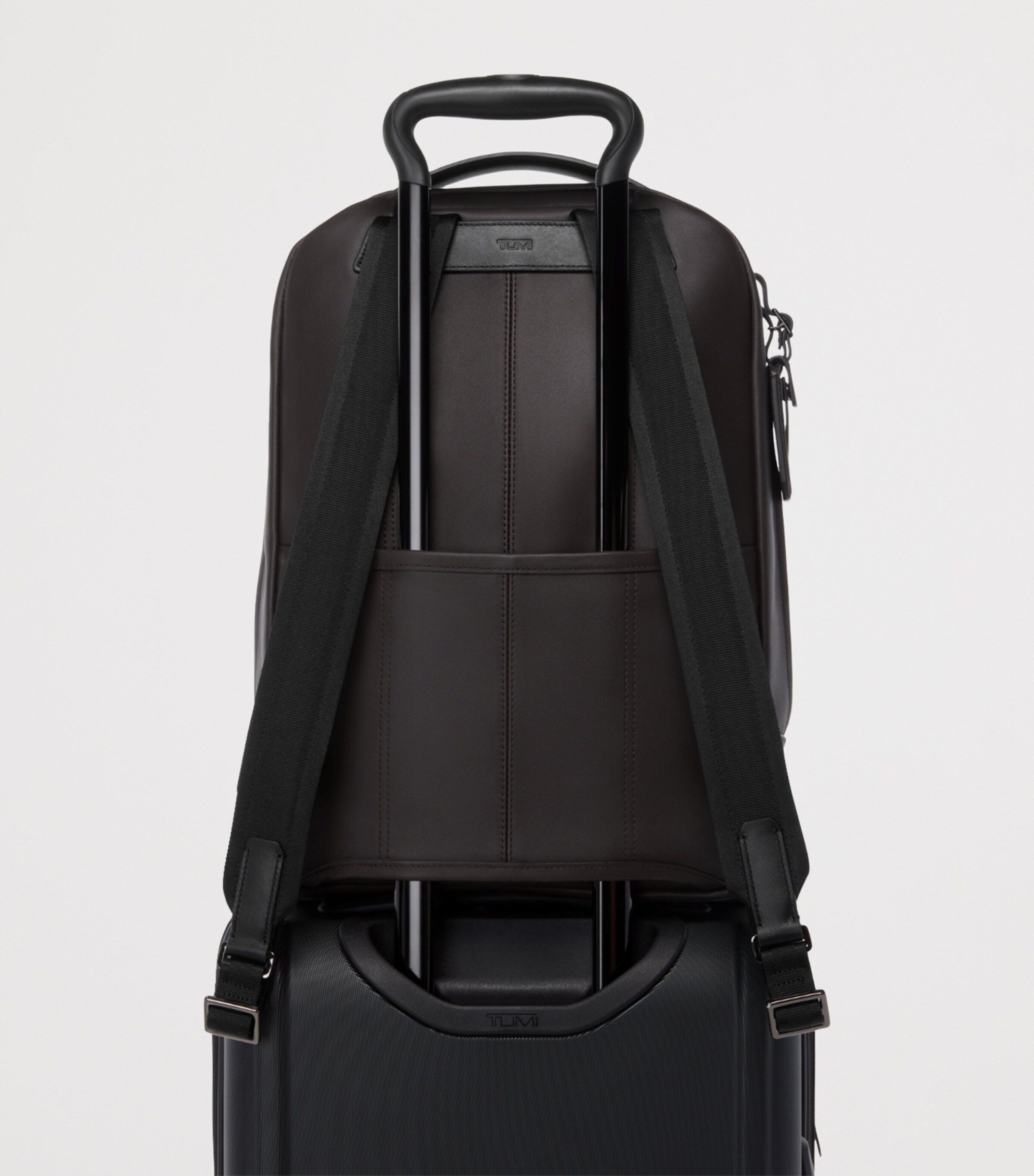 Leather Harrison Bradner Backpack ESPRESSO BROWN Image 5