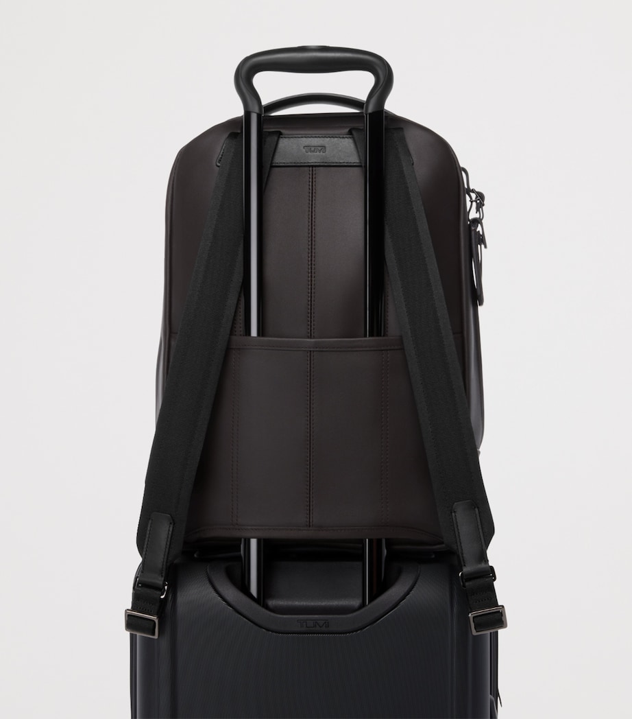 Leather Harrison Bradner Backpack ESPRESSO BROWN Image 5