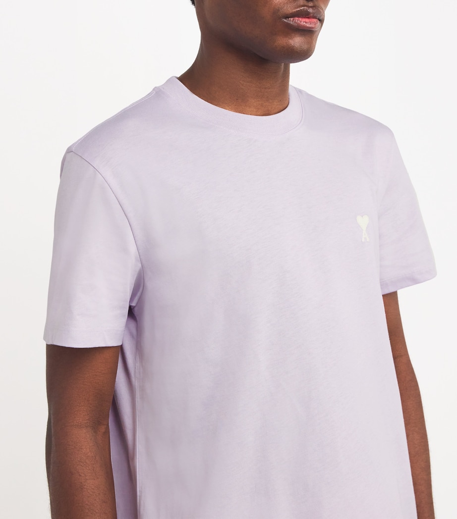 AMI Paris Mens Cotton Ami de Coeur T-Shirt Image 6