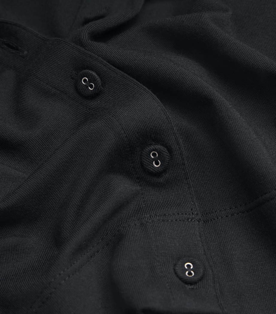 Smooth Lounge Cropped Cardigan OBSIDIAN Image 5