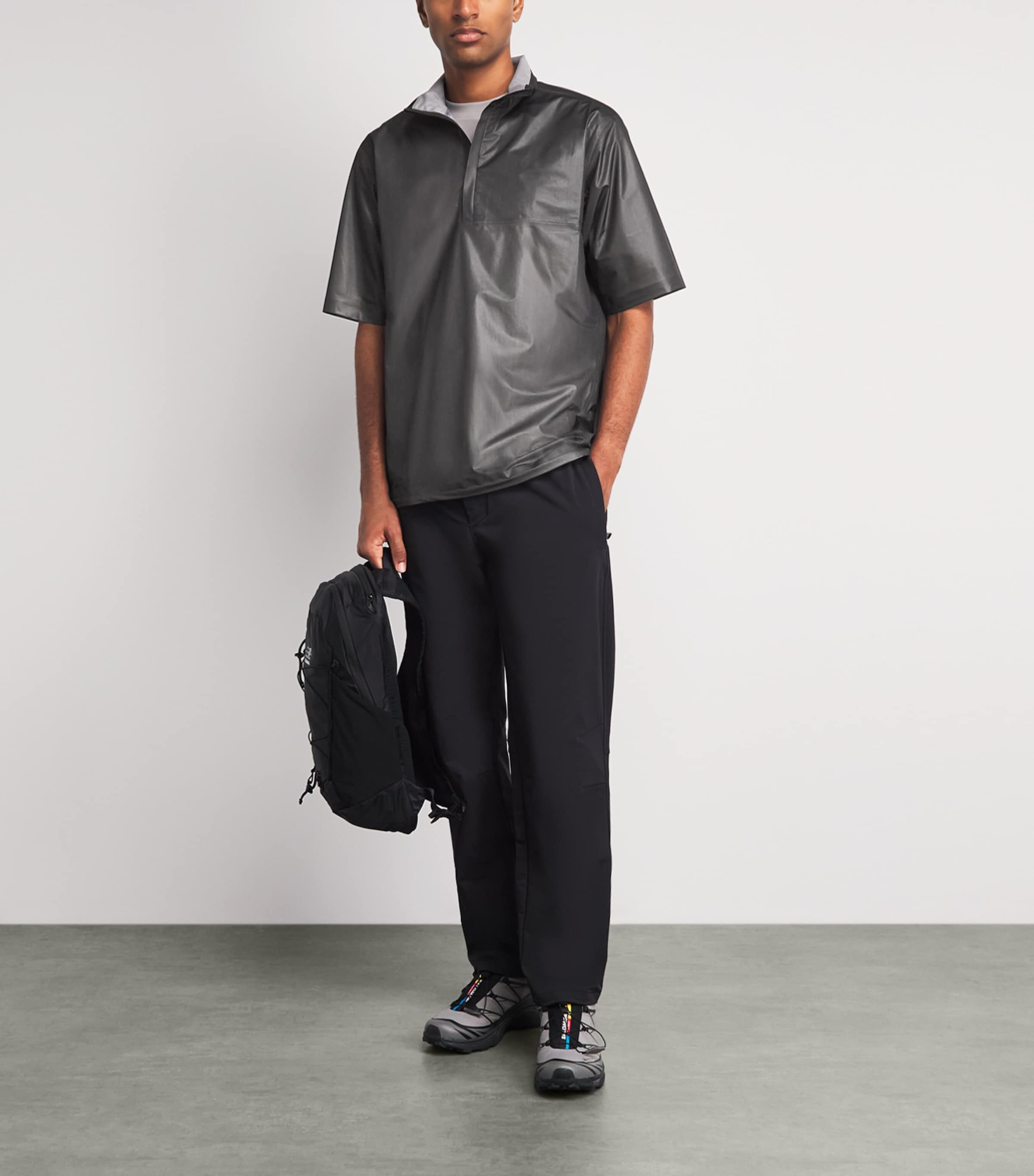 Houdini Mens The Orange Tee Jacket True Black Image 2