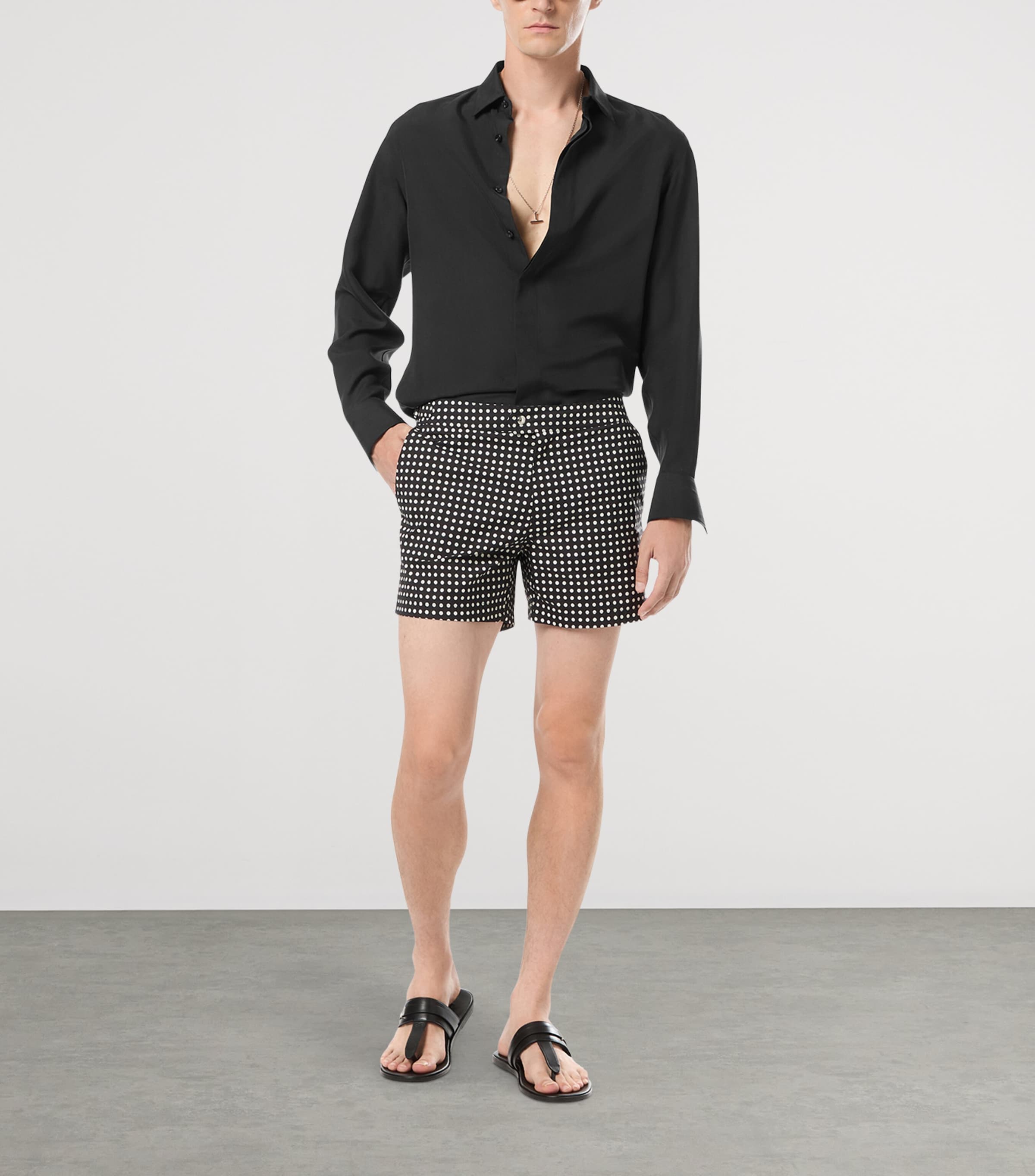 Polka Dot Swim Shorts NWA Image 4