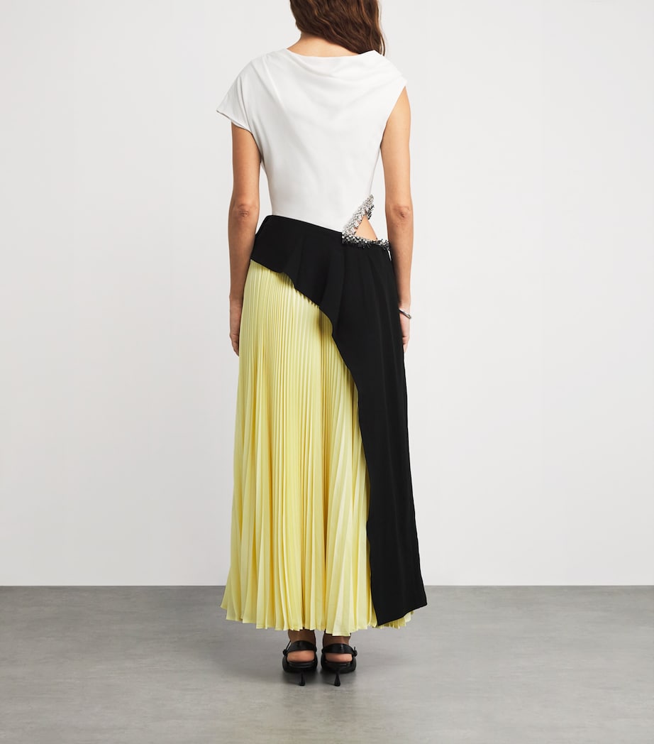 Andromeda Cut-Out Midi Dress SUNGLOW MULTI Image 3