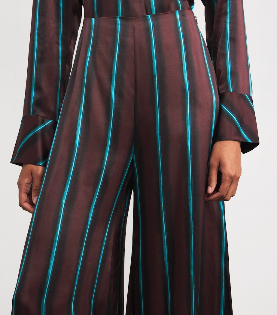 Arneau Wide-Leg Trousers CALLIOPE / AQUA Image 6