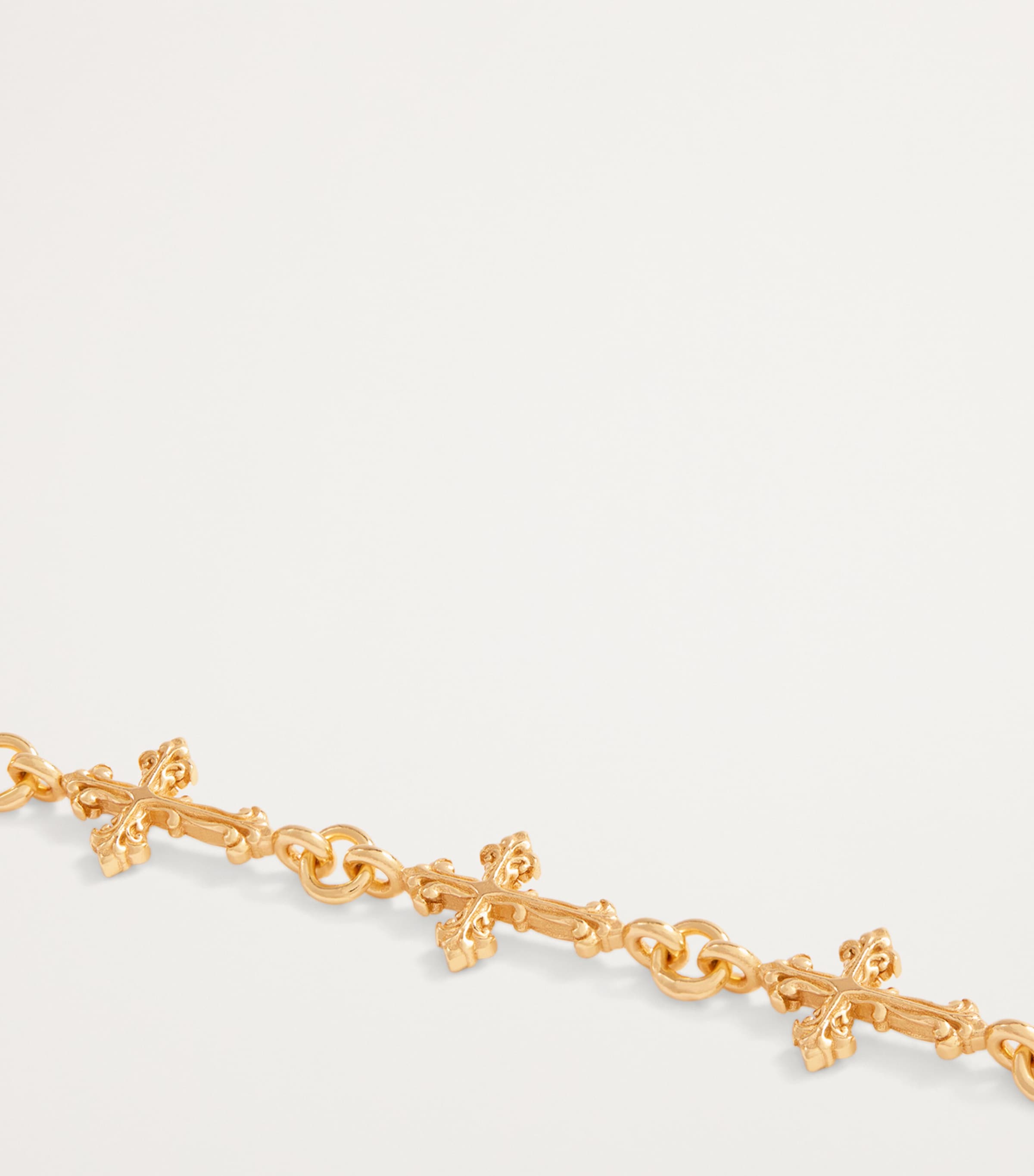 Gold-Plated Avelli Cross Bracelet GOLD Image 3