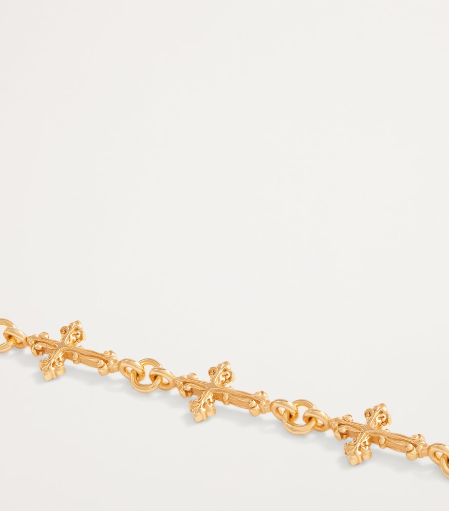 Gold-Plated Avelli Cross Bracelet GOLD Image 3