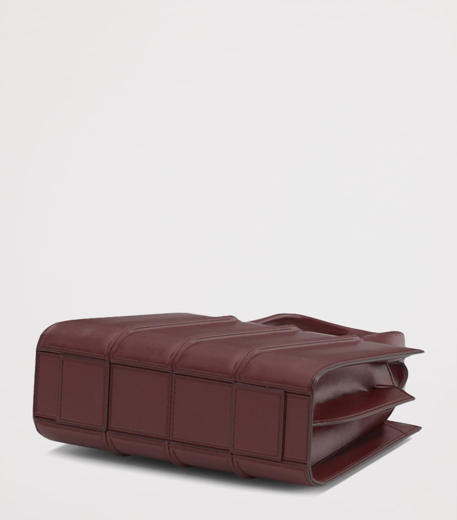 Max Mara Micro Quilted Whitney Top-Handle Bag Red Image 5