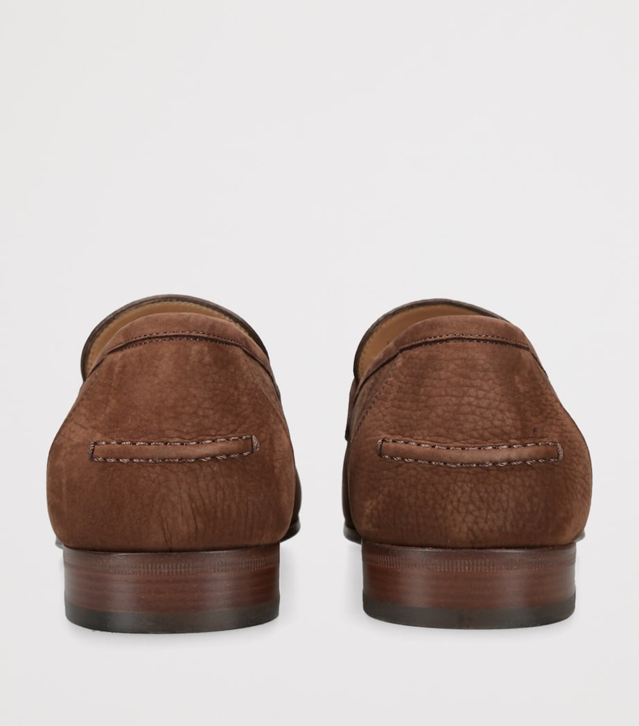 Pebbled Suede VLogo 2.0 Loafers BROWN Image 2