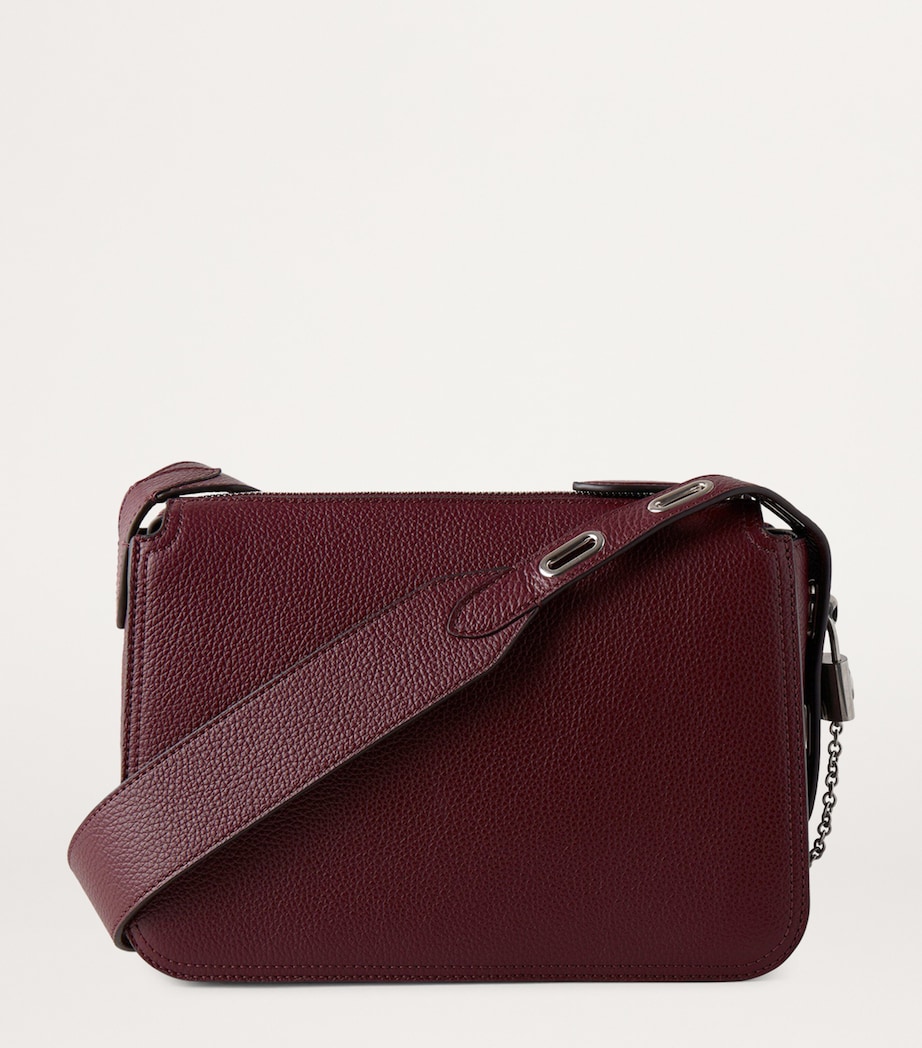 Leather Billie Cross-Body Bag BLACK CHERRY Image 3