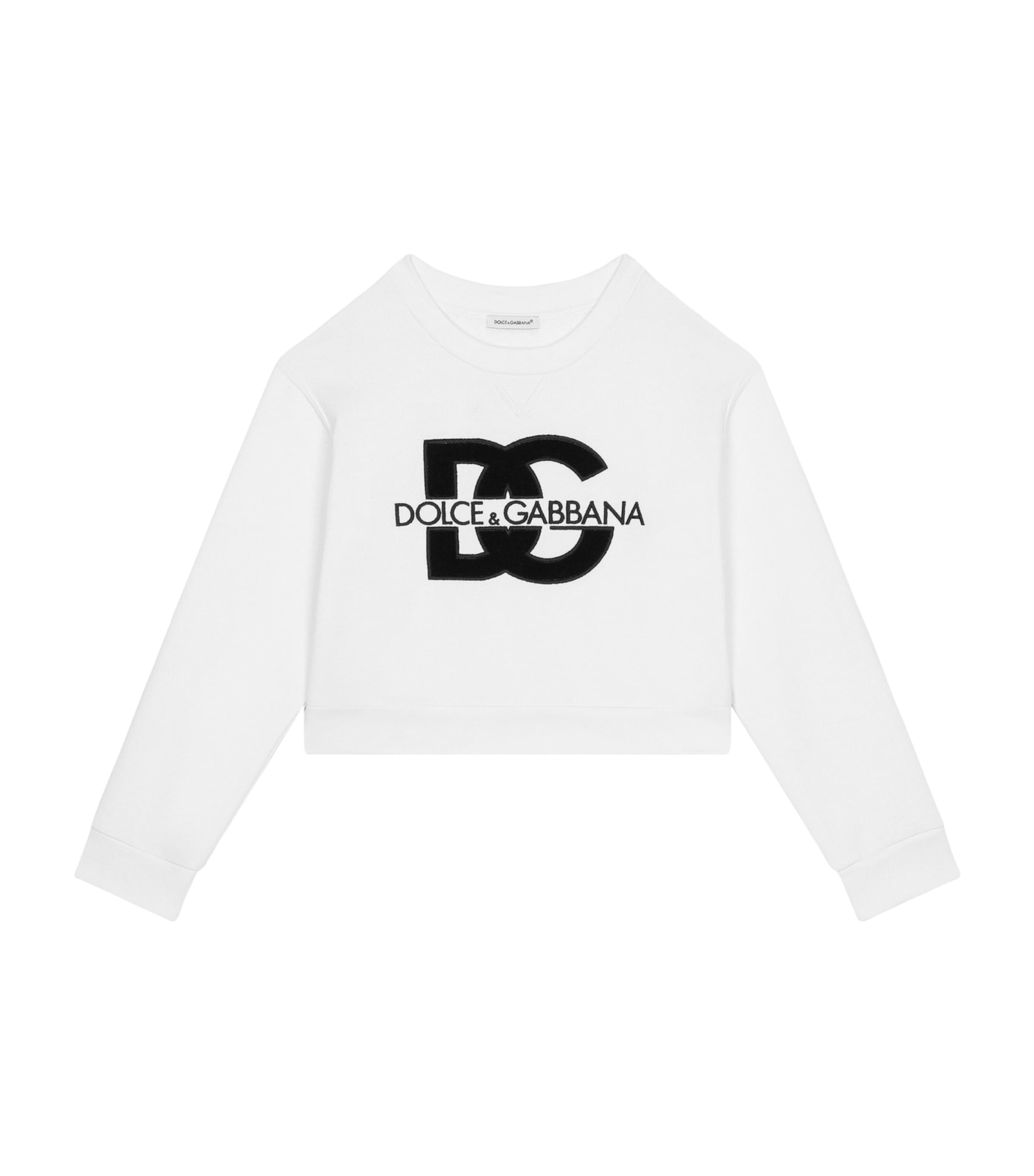 Dolce & Gabbana Kids Logo Print Sweatshirt (2-6 Years) | Girls Clothing | Sweatshirts & Hoodies | Designers | Dolce & Gabbana