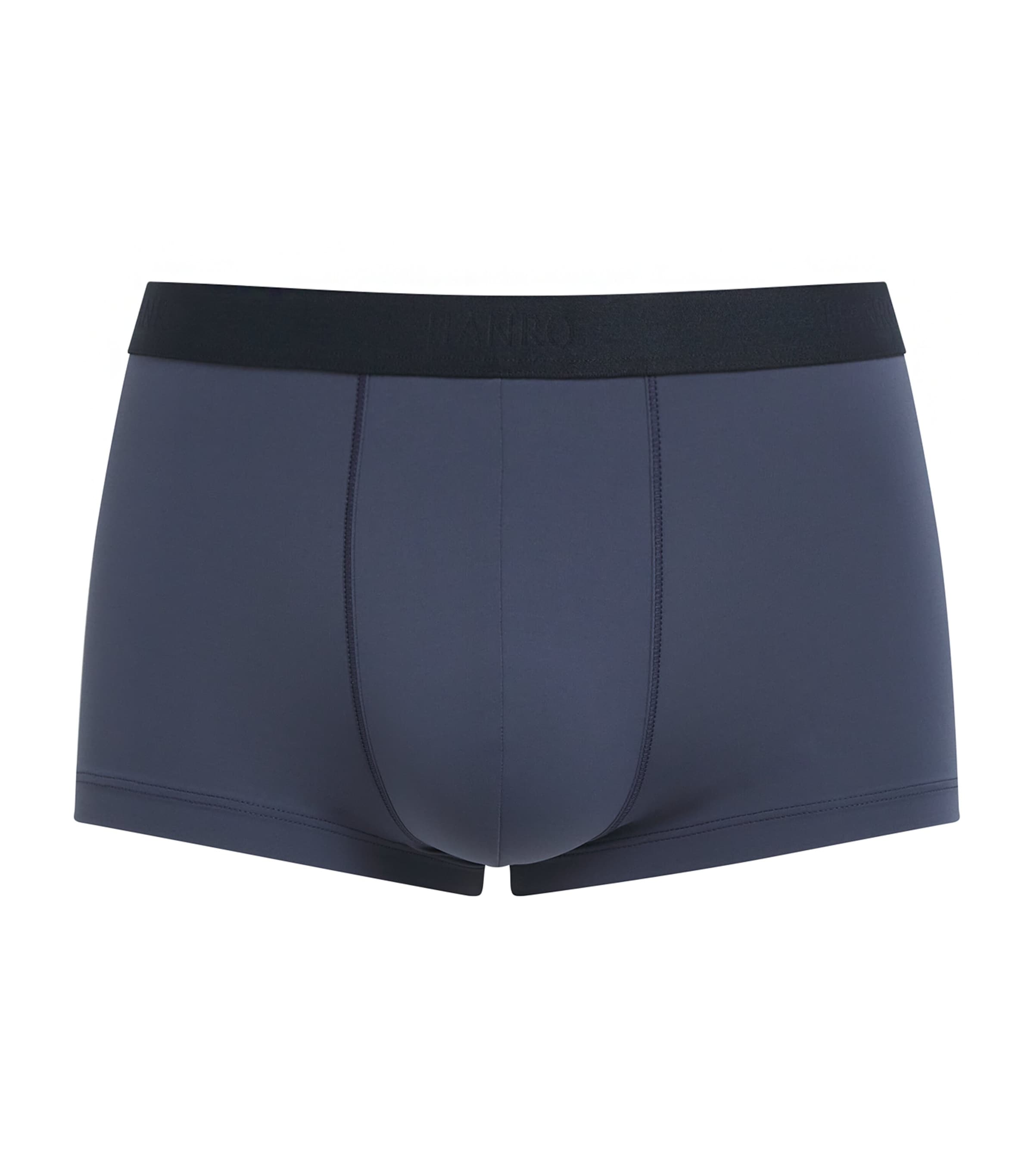 Hanro Mens Micro-Touch Boxer Briefs Stormy Gre Image 1