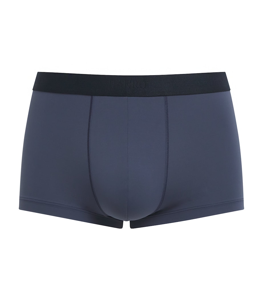 Hanro Mens Micro-Touch Boxer Briefs Stormy Gre Image 1