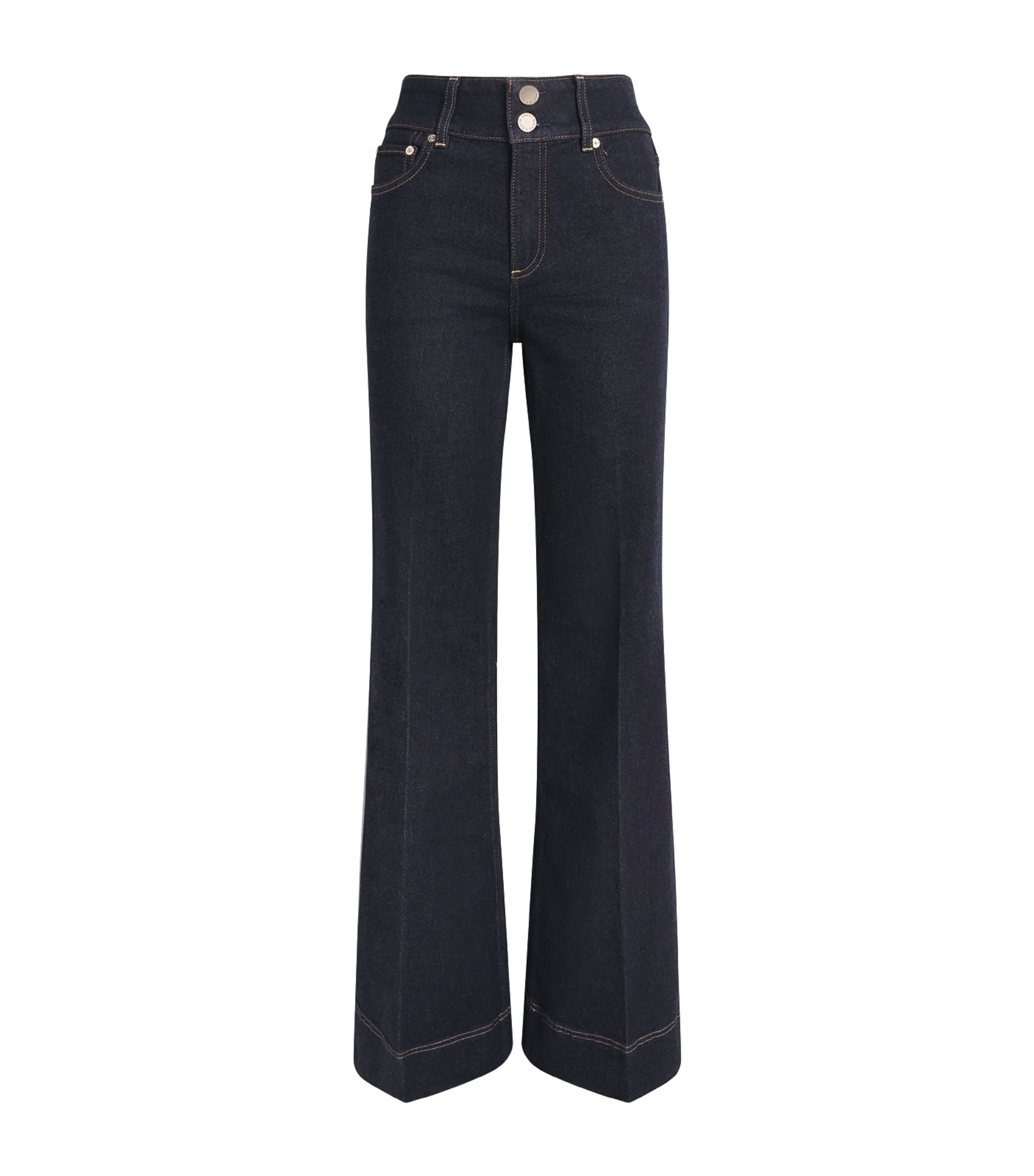 Alice And Olivia Perfect Flared Jeans In Multi
