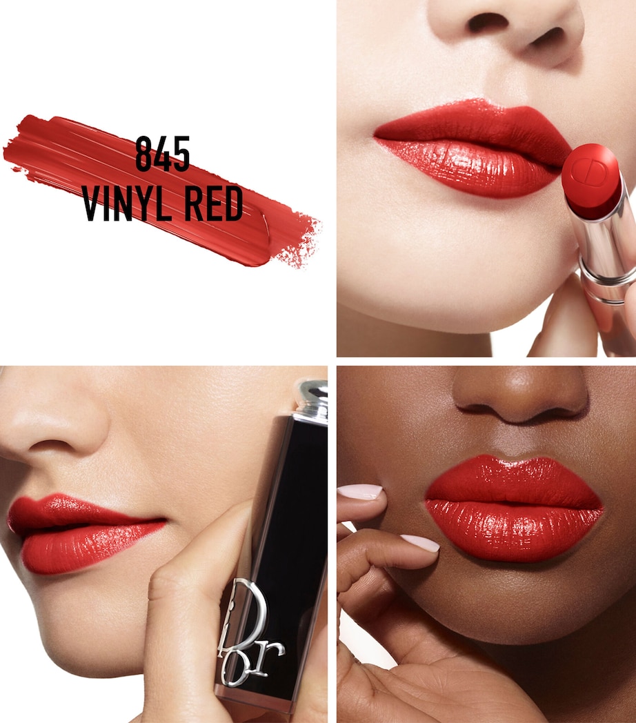 Dior Addict Shine Refillable Lipstick 845 VINYL RED Image 2