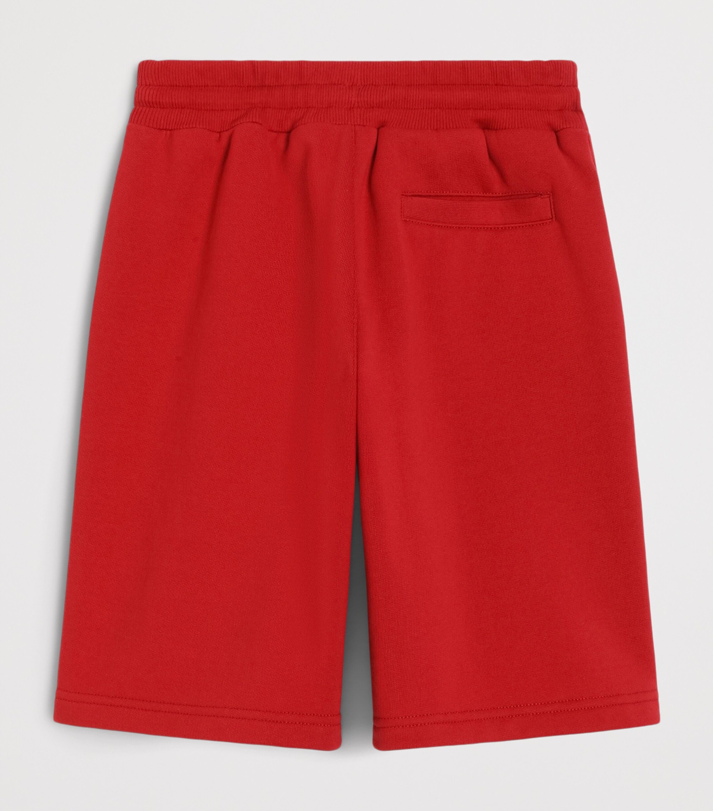 Dolce&Gabbana Kids Rubber Patch Sweatshorts (8-14 Years) Bright Red Image 2