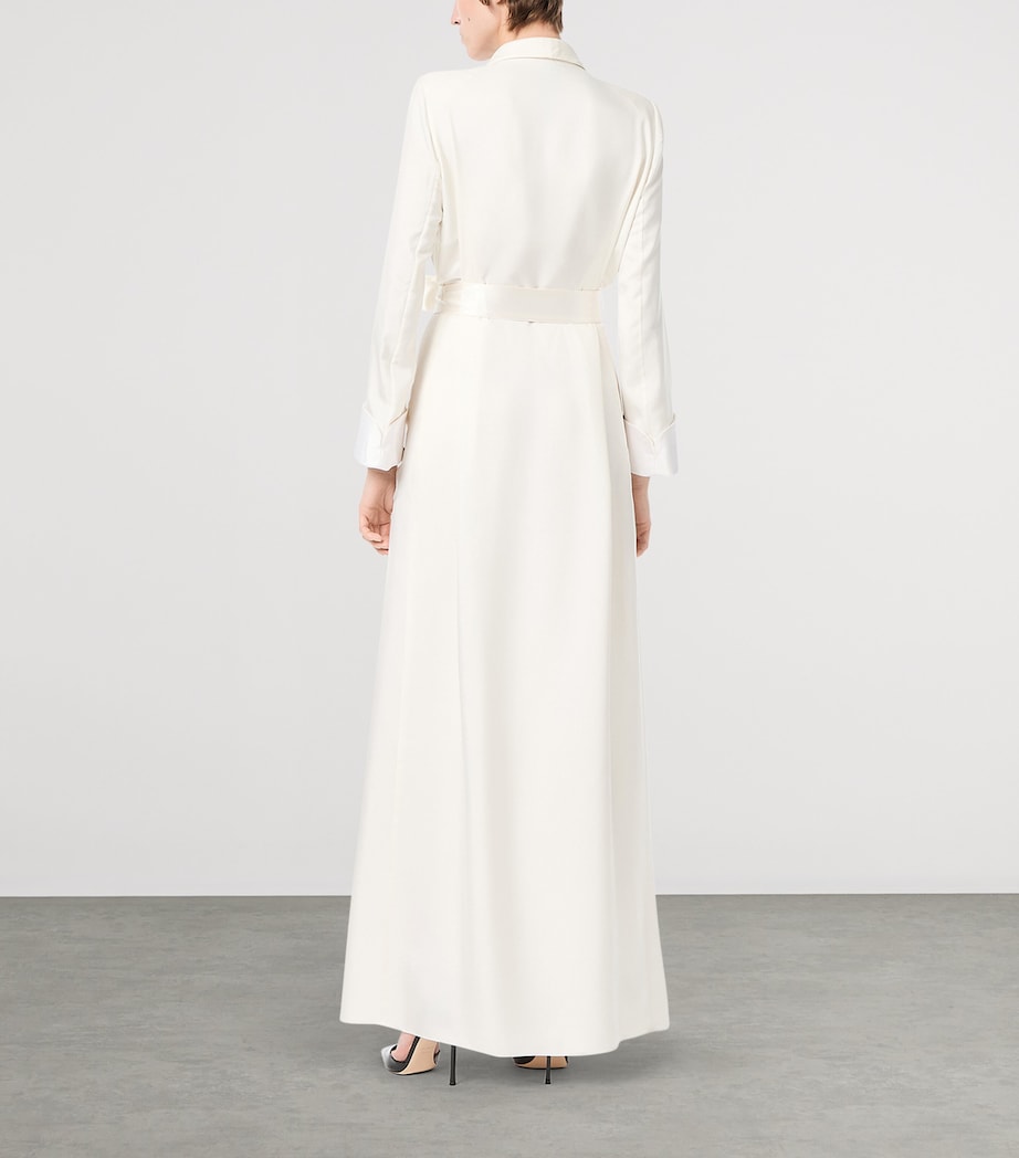 TOM FORD White Silk Robe Dress | Harrods US TOM FORD White Silk Robe Dress | Harrods US