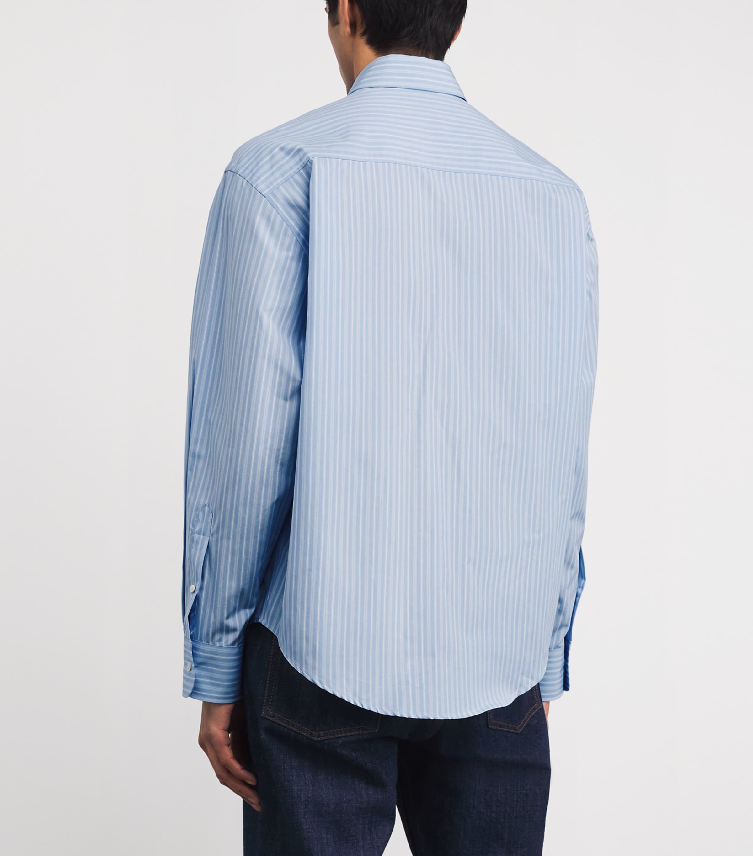 Stripe Ami de Coeur Shirt 4844 BLEUCHMRE/BLANC Image 4