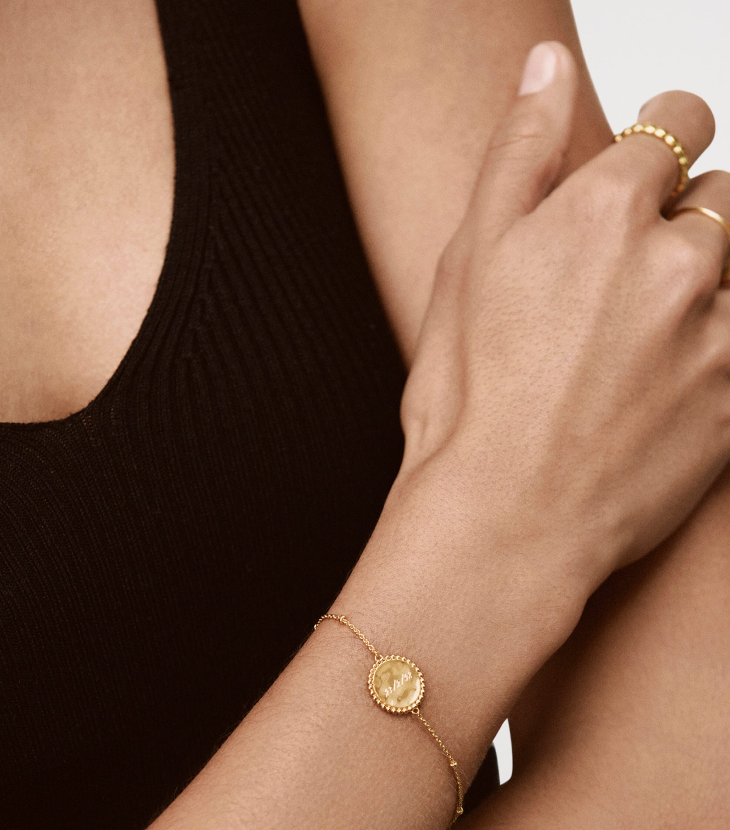 Monica Vinader Gold Vermeil Deia Bracelet Gold Vermeil Image 2