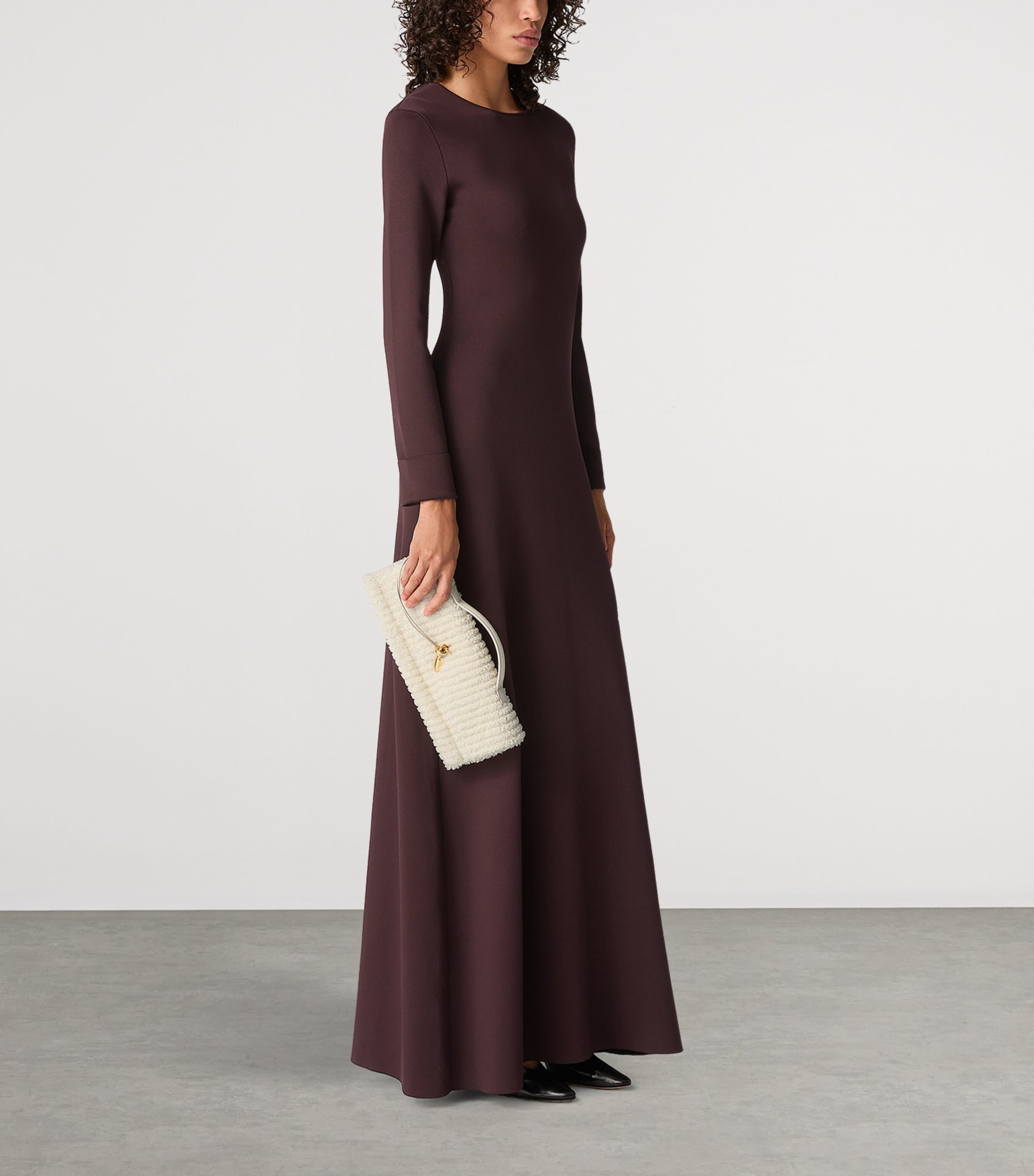 Shearling Andiamo Clutch Bag 9614 Image 3