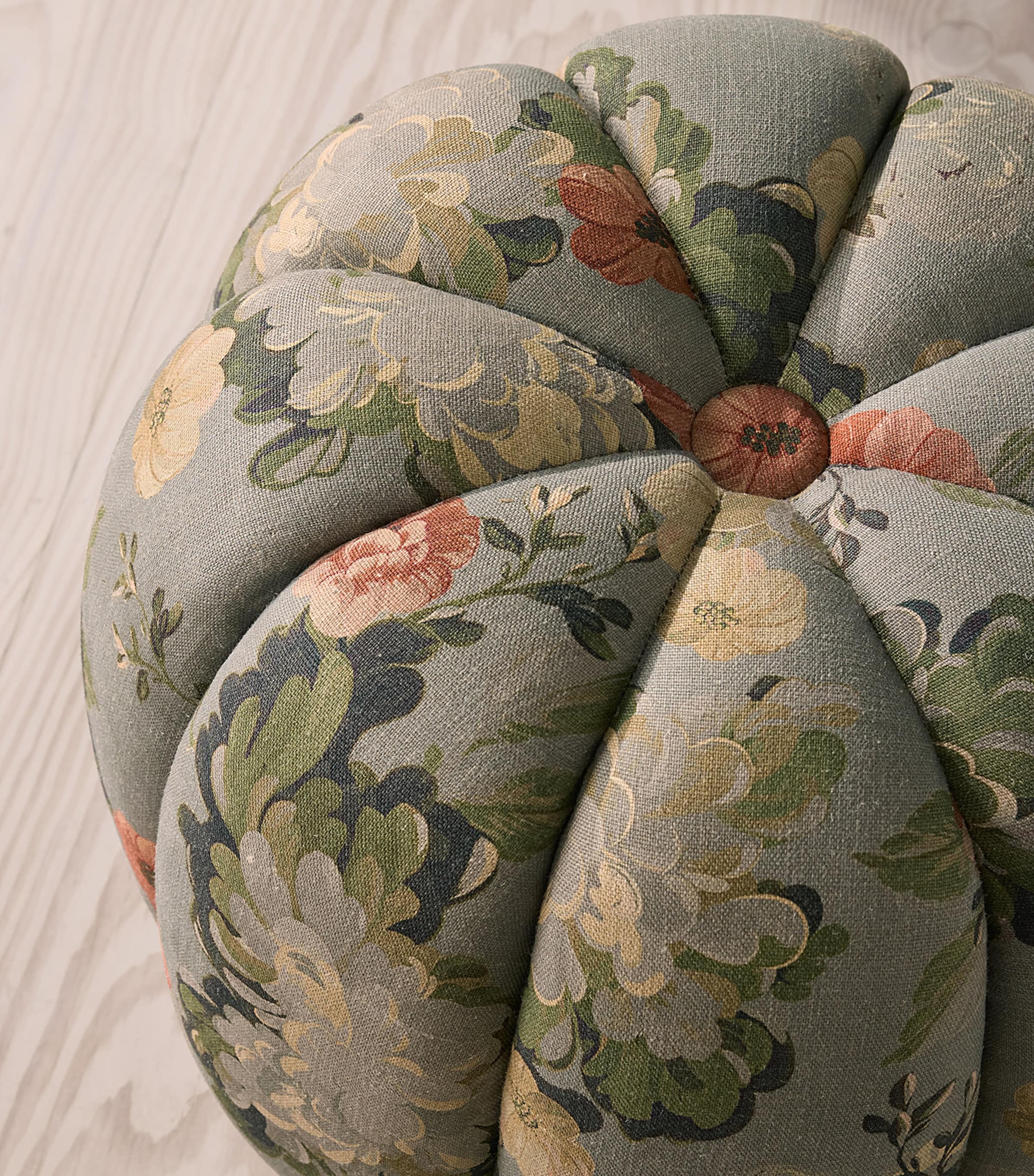 Soho Home Linen Sofia Footstool Image 3