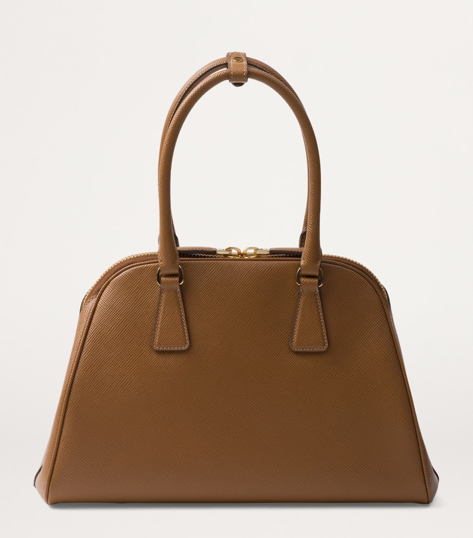 Prada Medium Saffiano Leather Top-Handle Bag Image 5