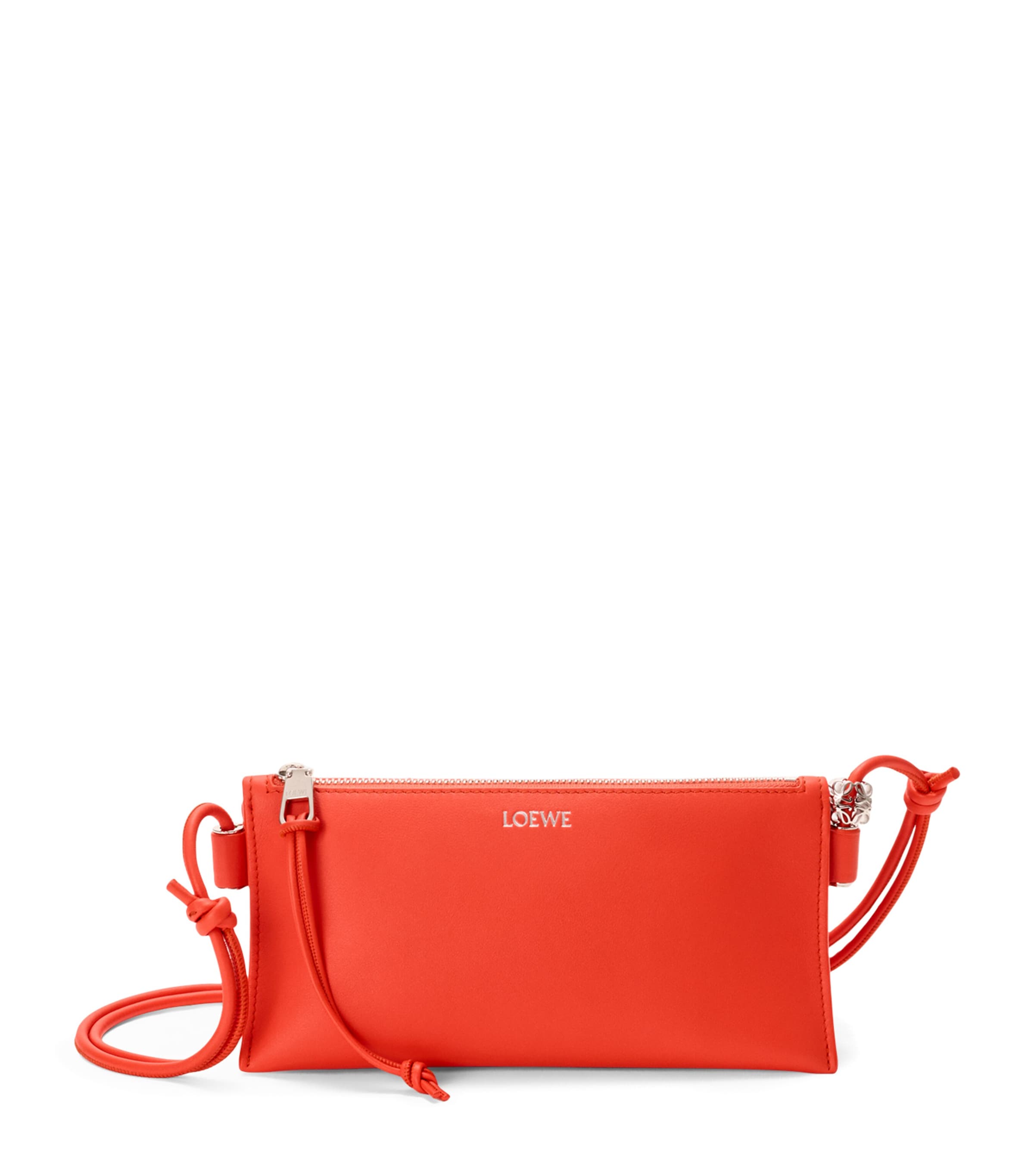 LOEWE Leather Joya Pouch Sunrise Orange Image 1