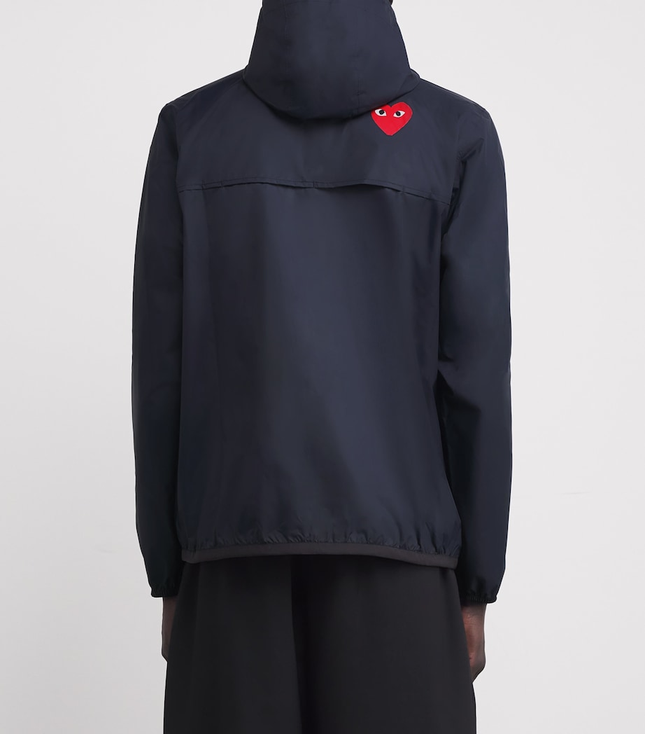 Comme Des Garçons Play Mens x K-Way Water-Resistant Jacket Navy Image 4