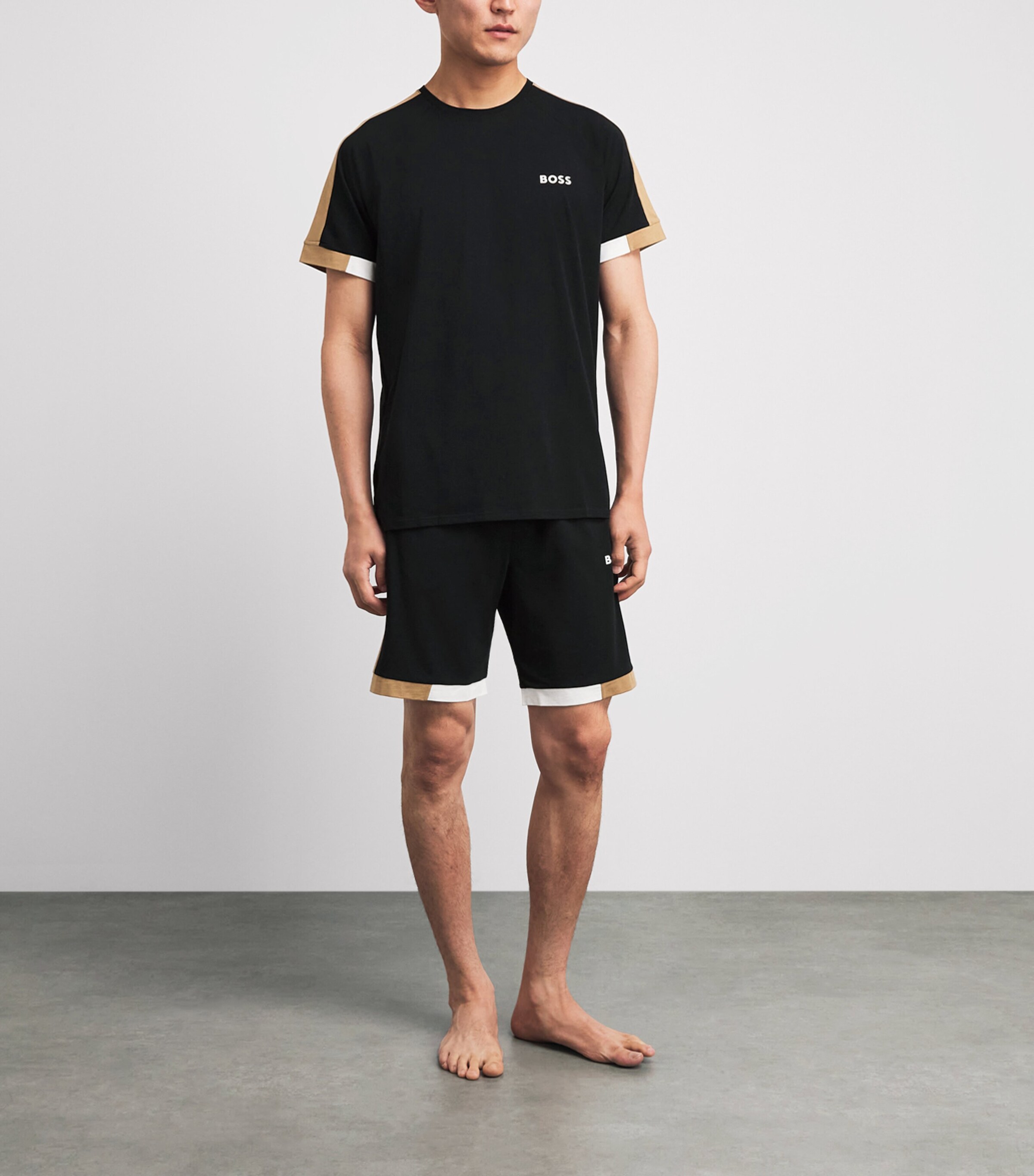 BOSS Mens Balance T-Shirt Black Image 2